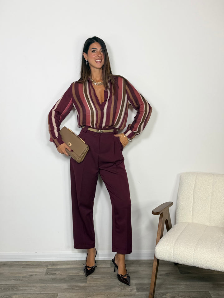 Camicia Unique Prugna