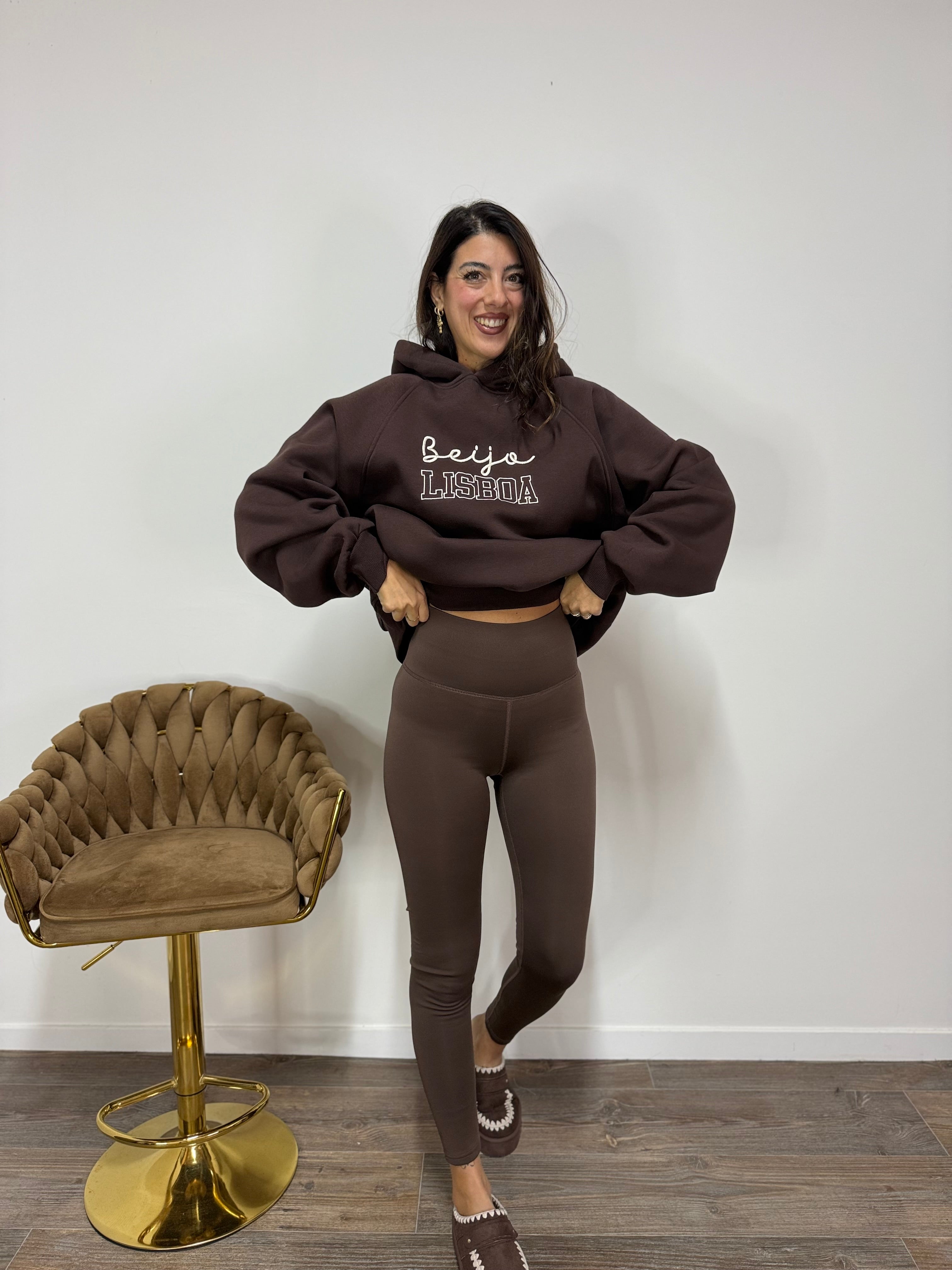 Leggings Boom Brown