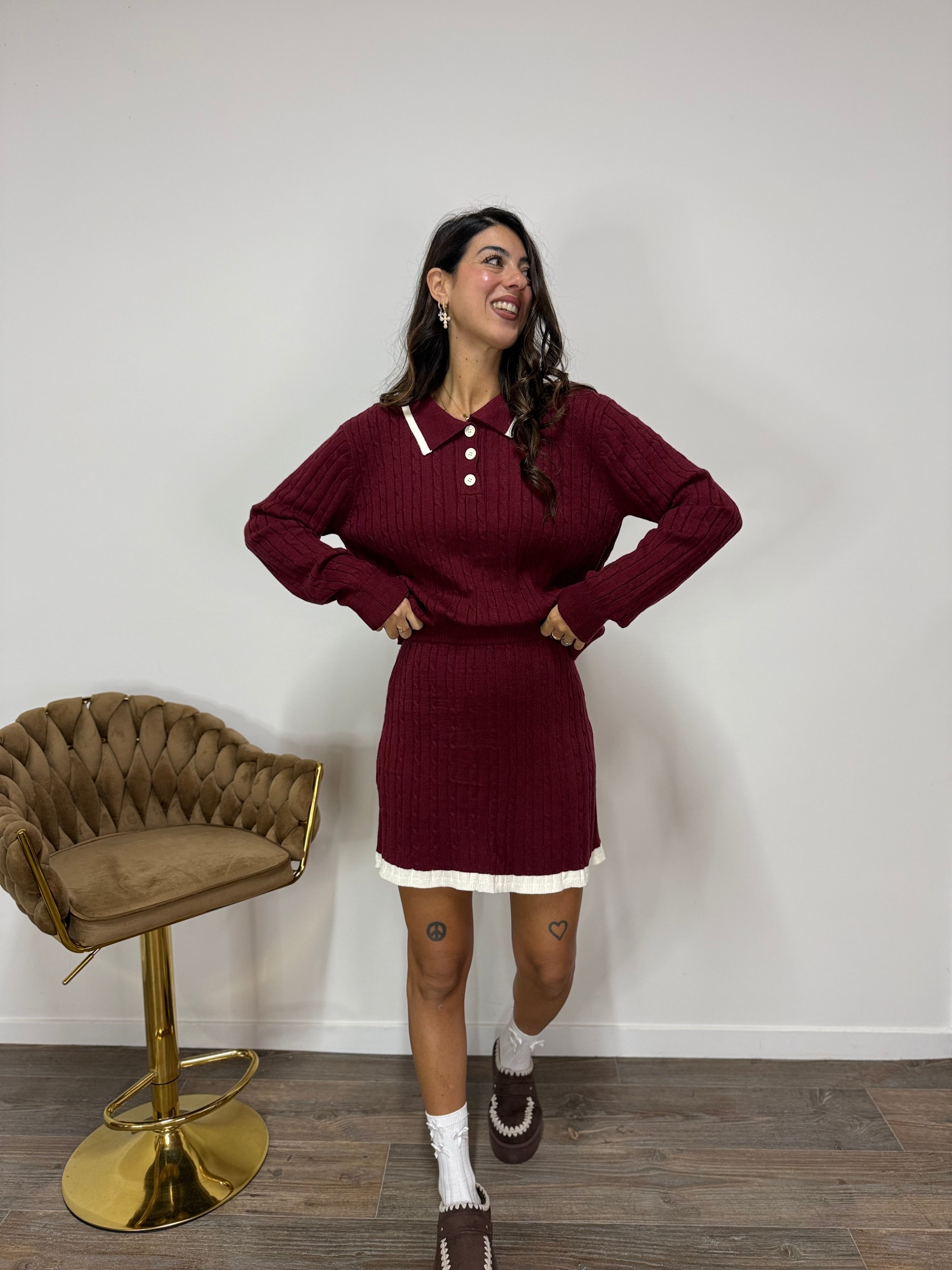 Coordinato Williams Bordeaux