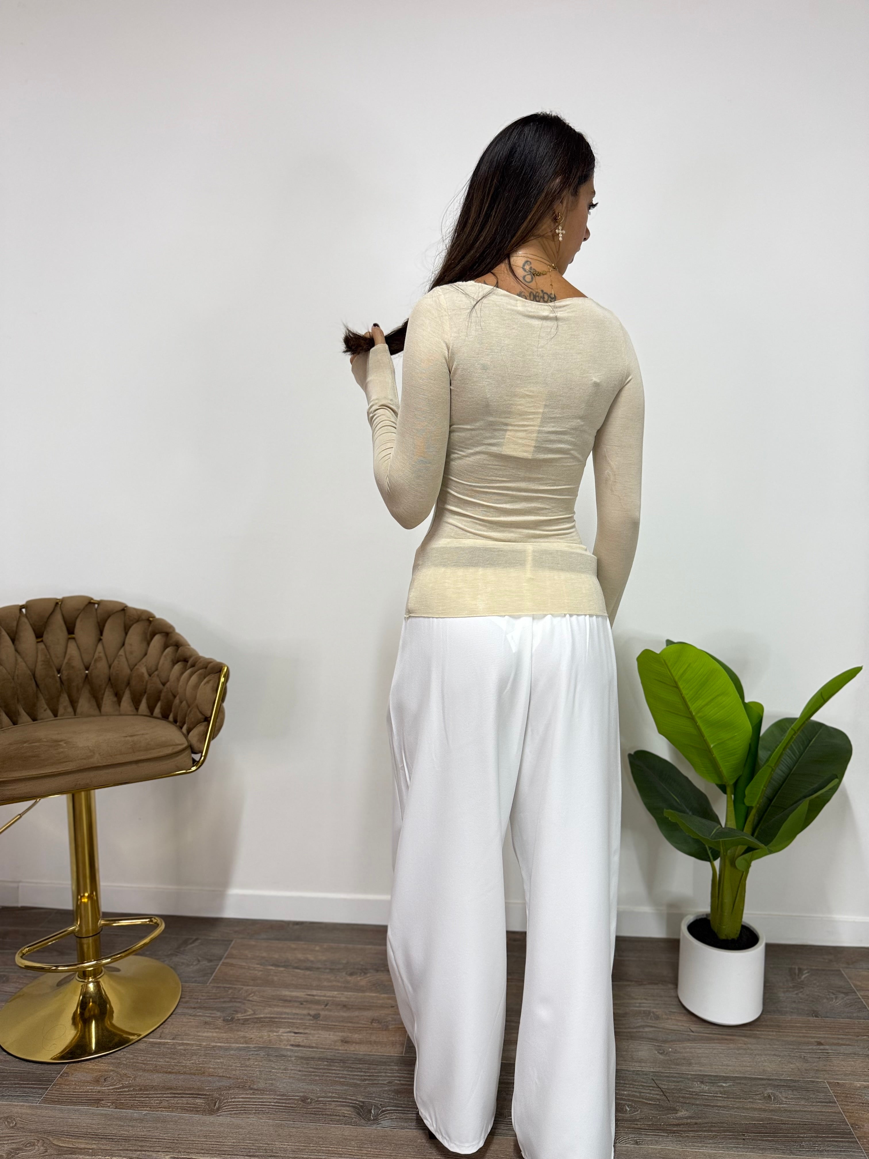 Maglia Tyerre Beige