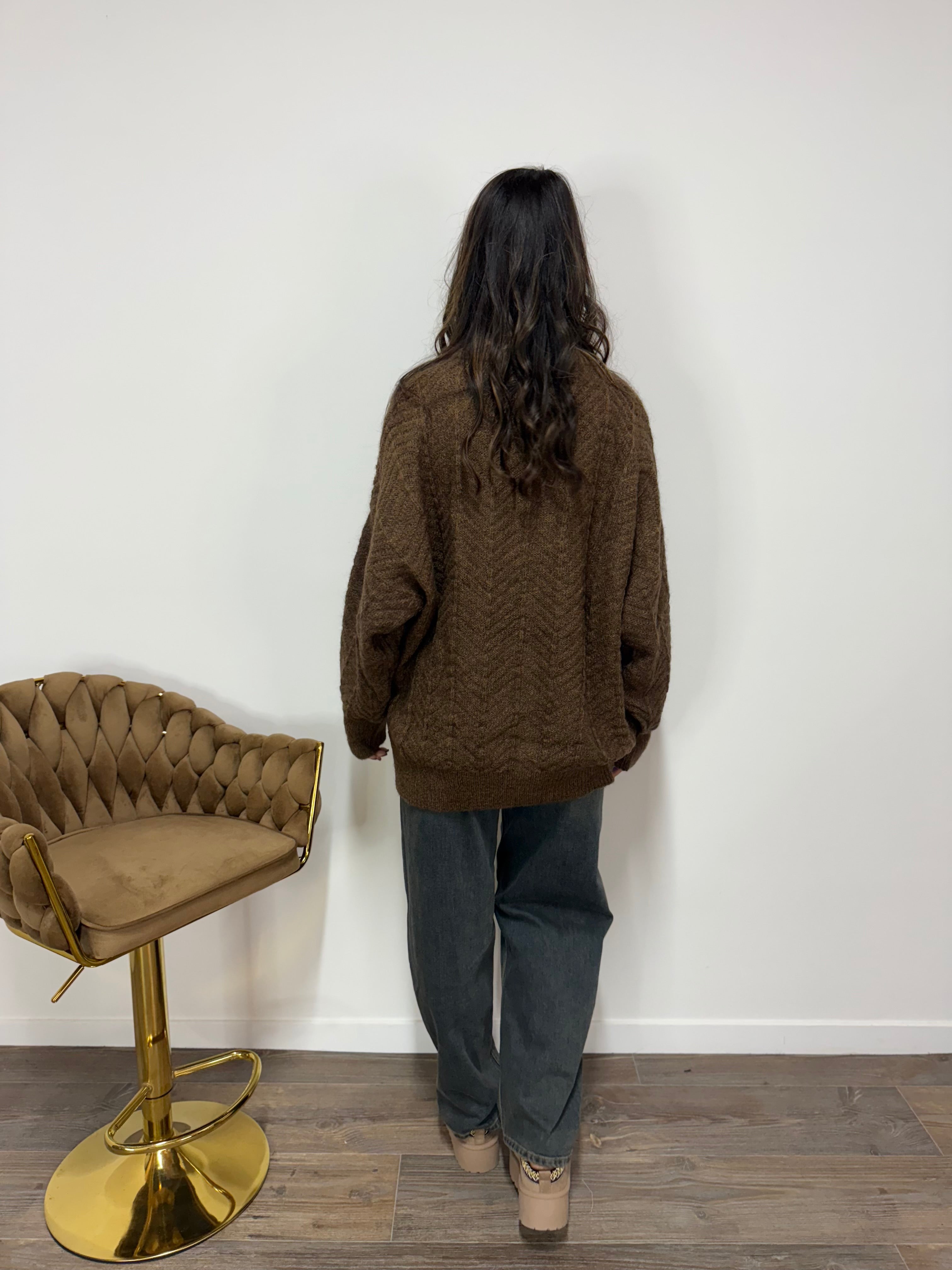 Pull Mohair The Lulù Marrone