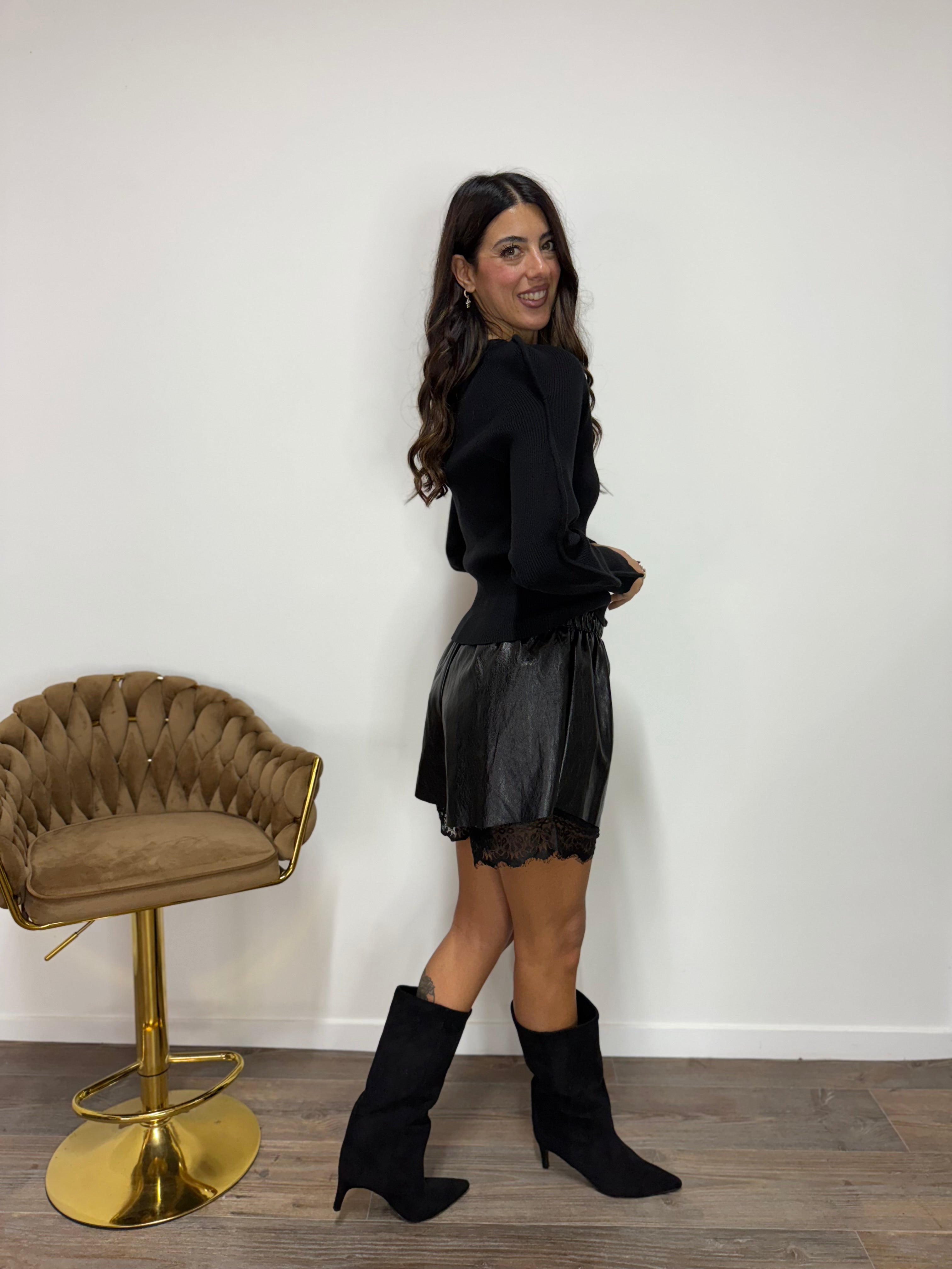 Cardigan Volumé Nera