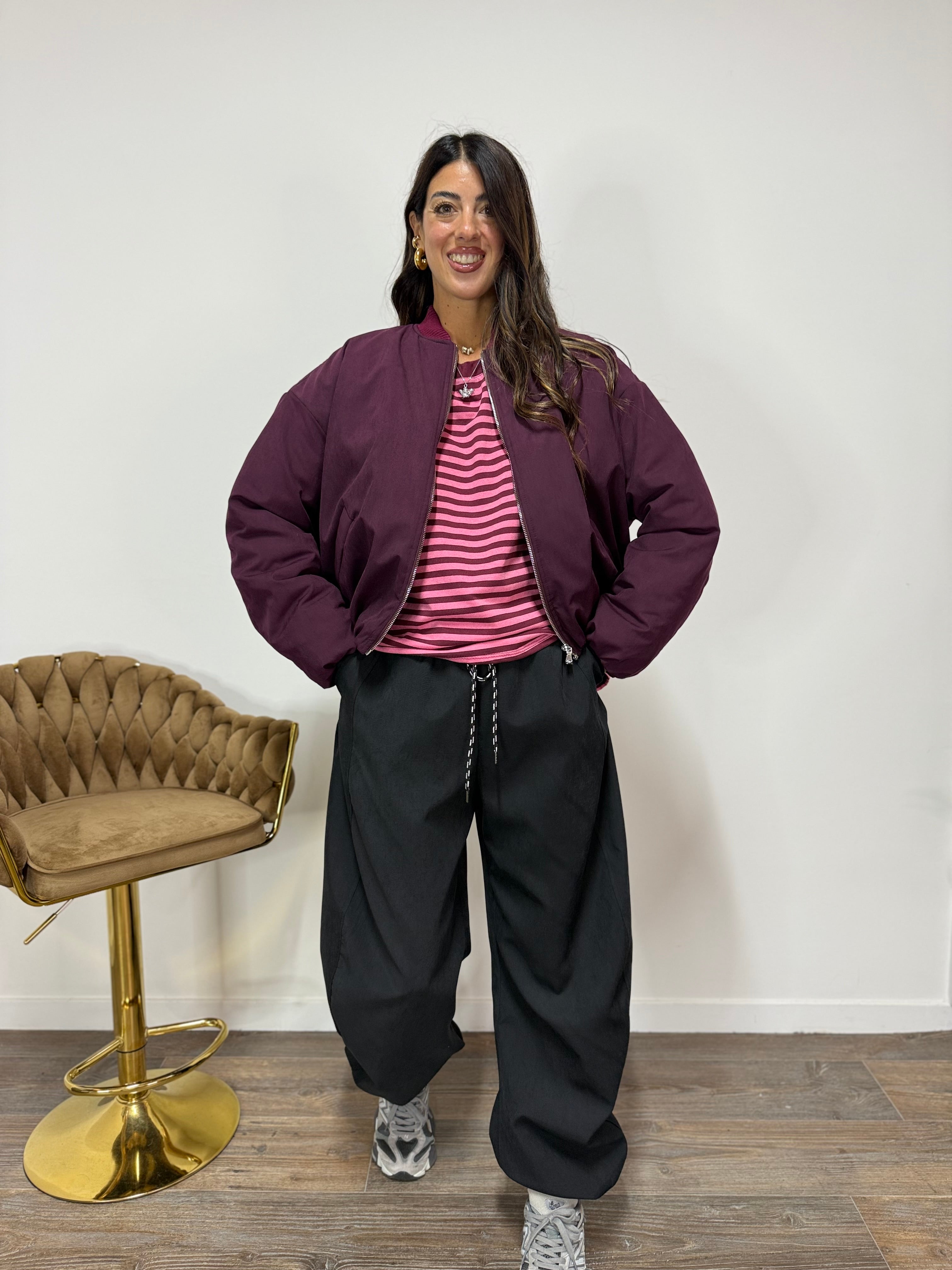 Bomber Cargo Bordeaux LUMINA