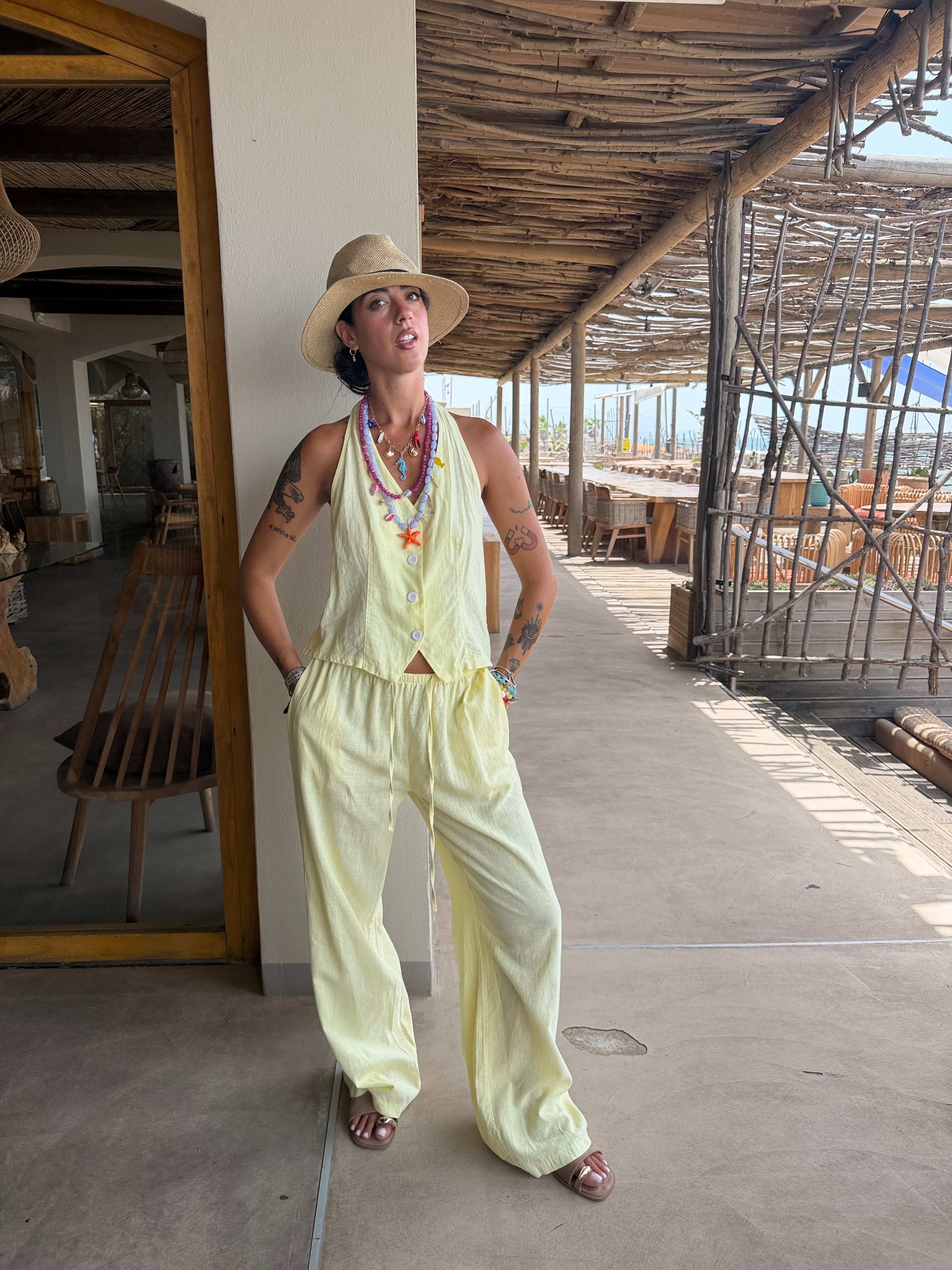 Coordinato Chill Girl Giallo