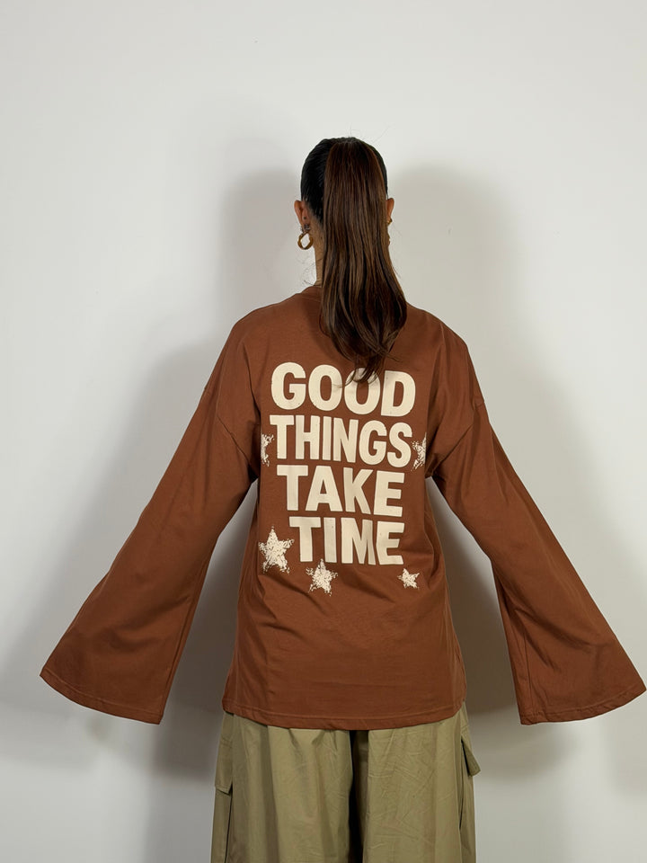 Maglia Time Ruggine JUST WEST