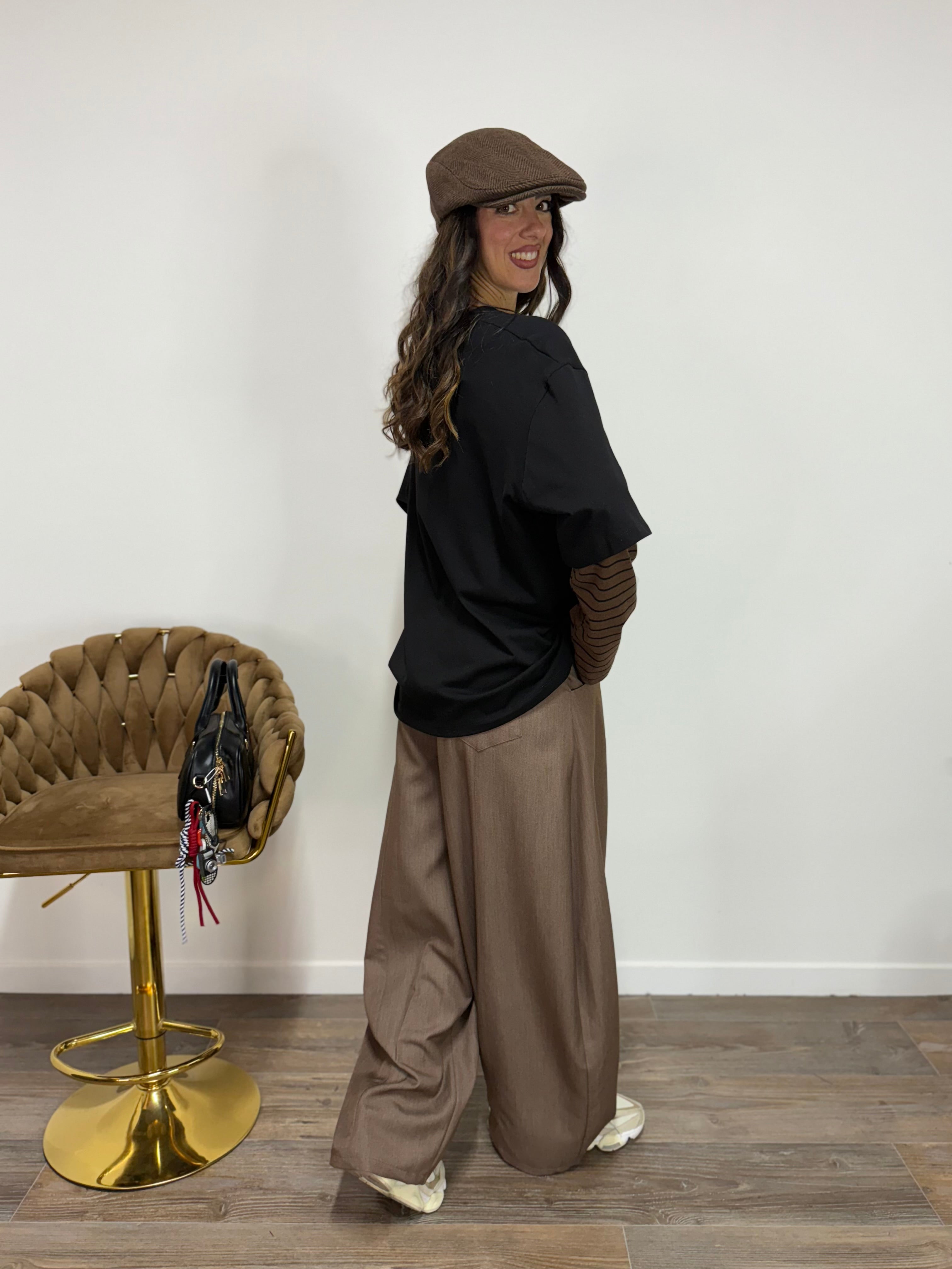 Pantalone Balloon Biscotto