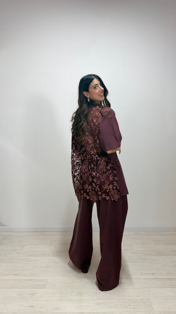 Blazer Aisha LUMINA Bordeaux