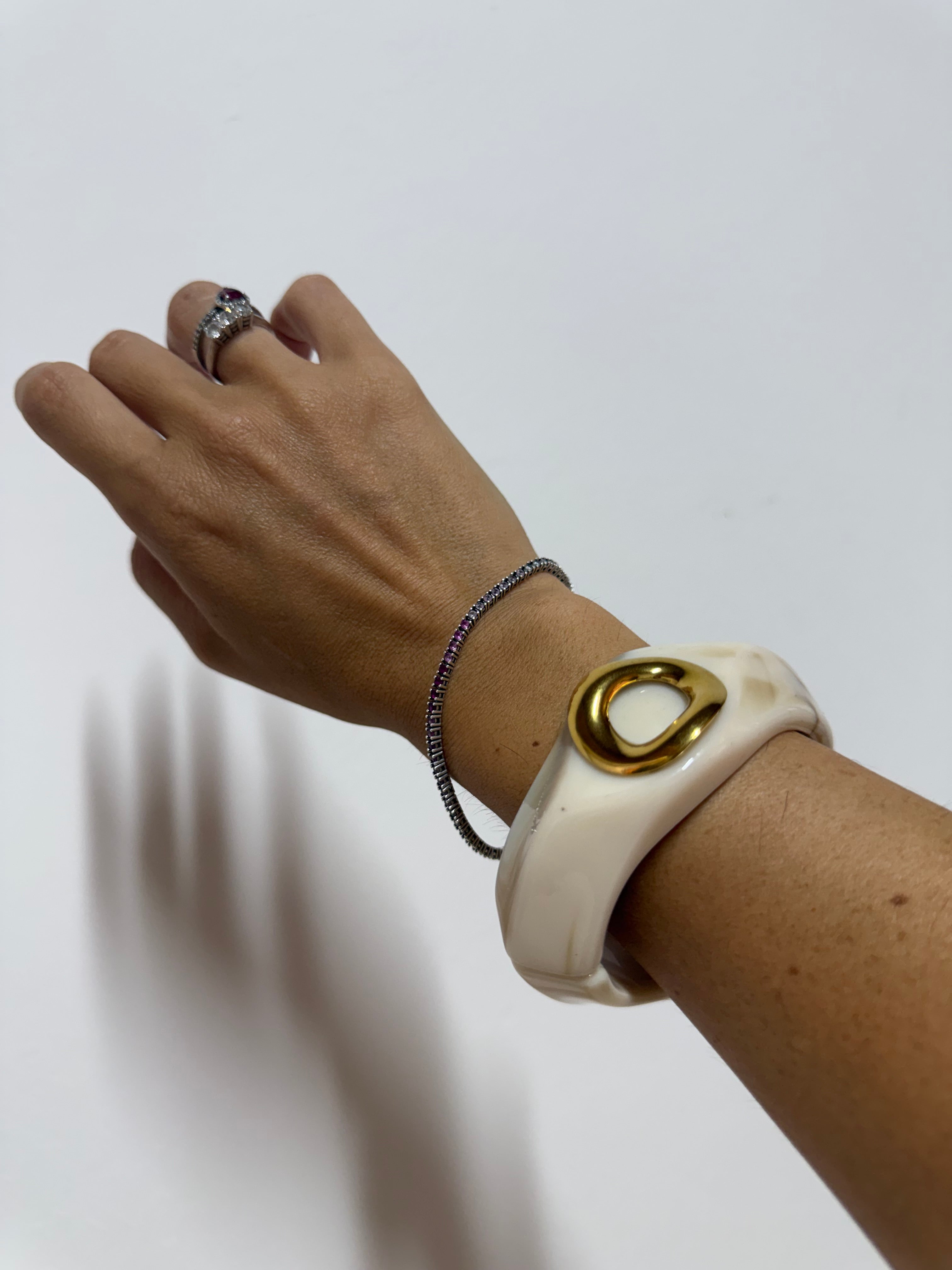 Bracciale Marmorizzato Beige