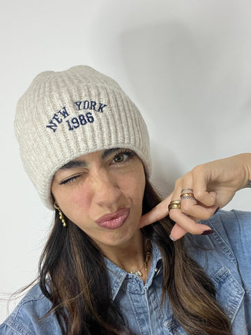 Cappello New York Panna