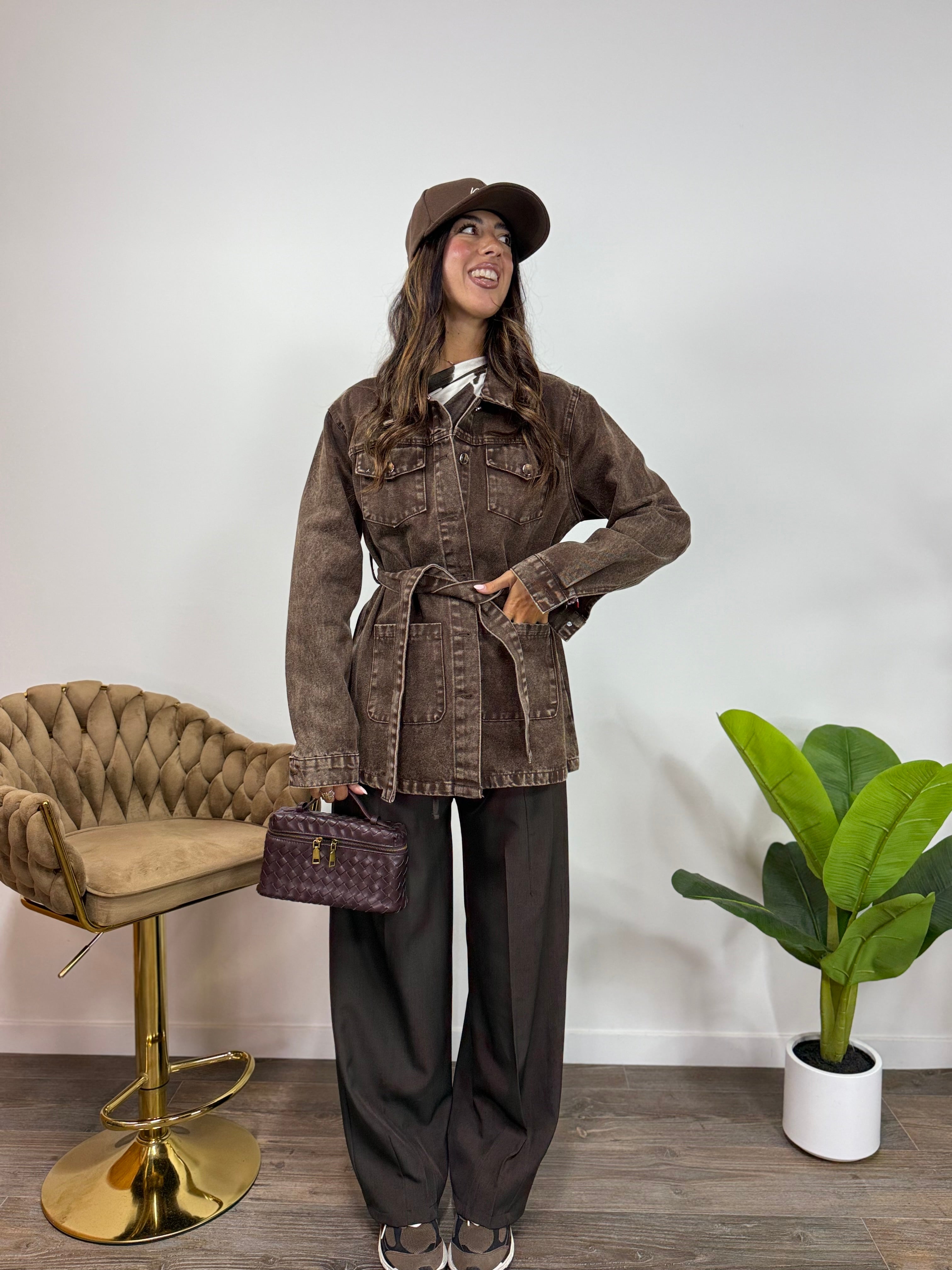 Maxi Camicia Choco