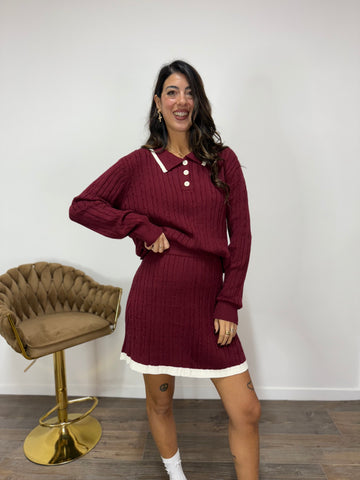 Coordinato Williams Bordeaux