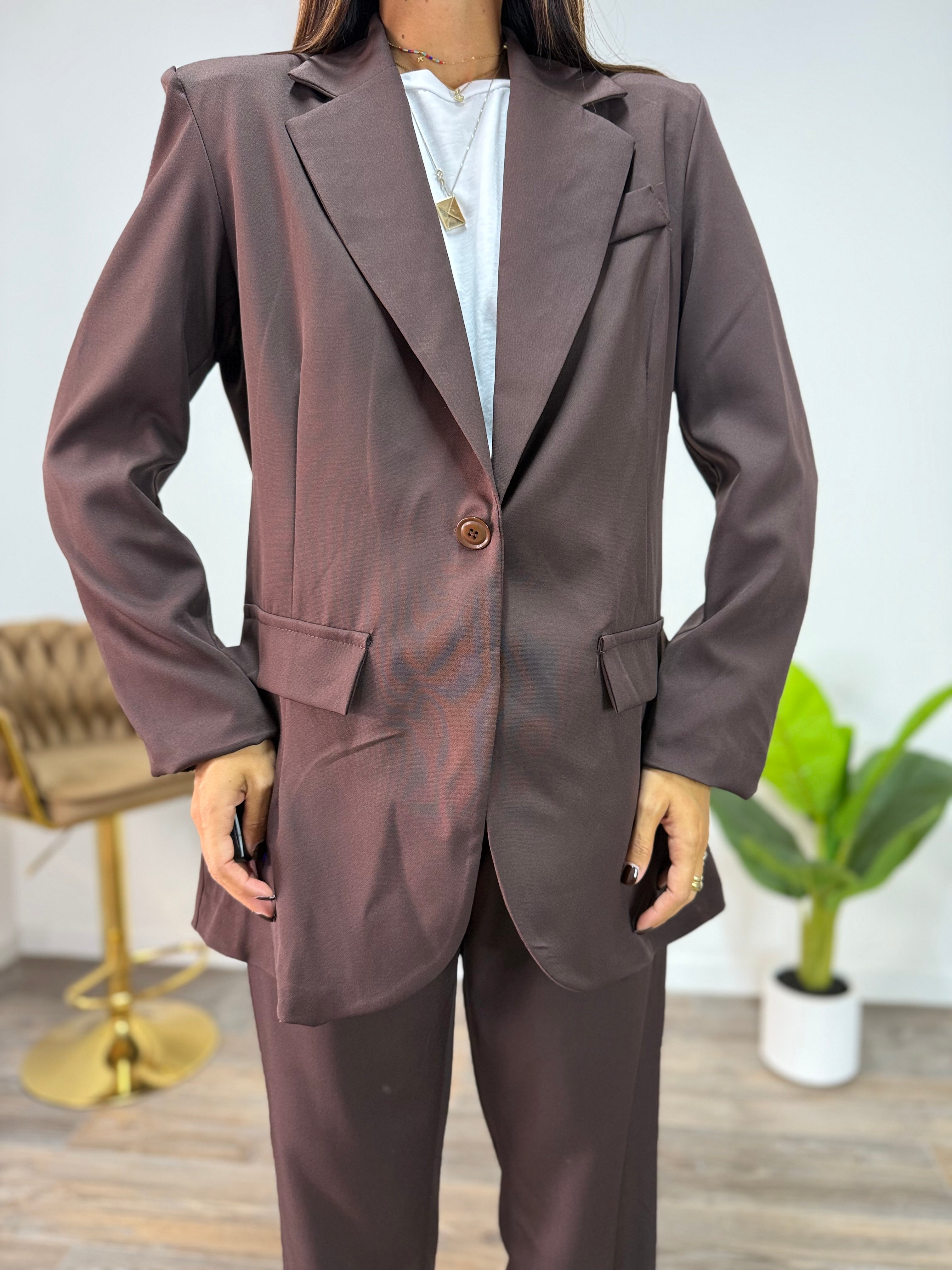Tailleur Roma Marrone