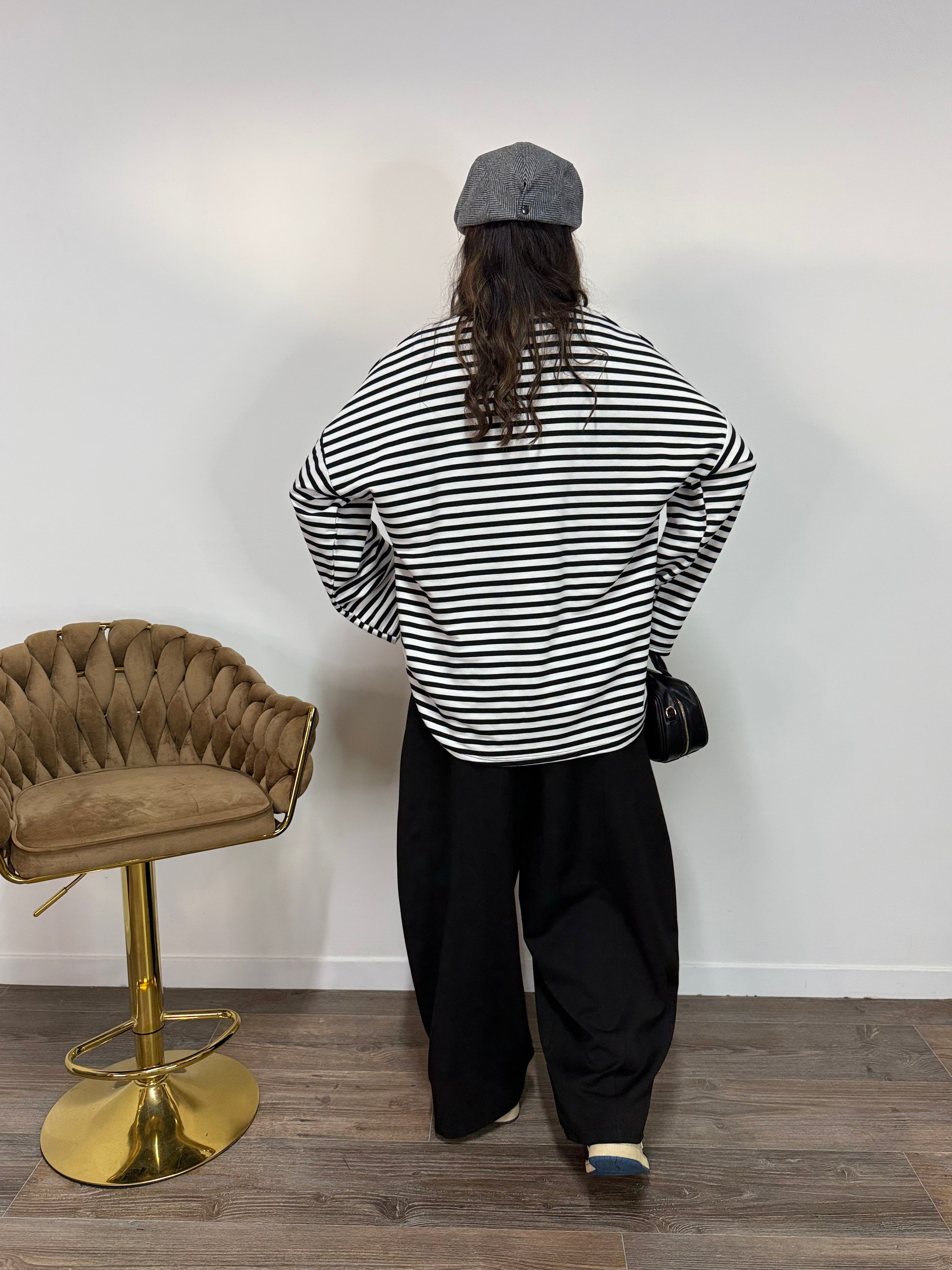 Pantalone Balloon Nero