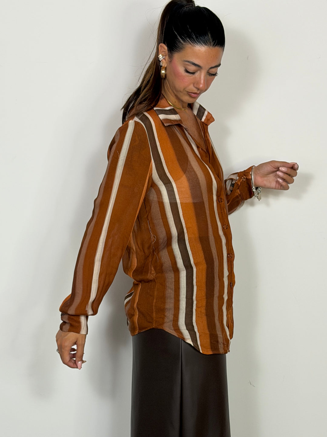Camicia Unique Ruggine