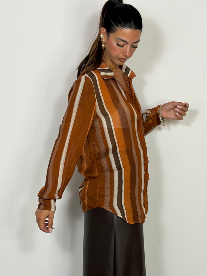 Camicia Unique Ruggine