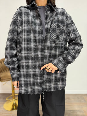 Camicia Tempesta Stellata Black