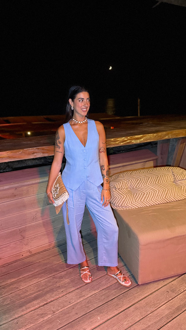 Tailleur Siviglia Azzurro
