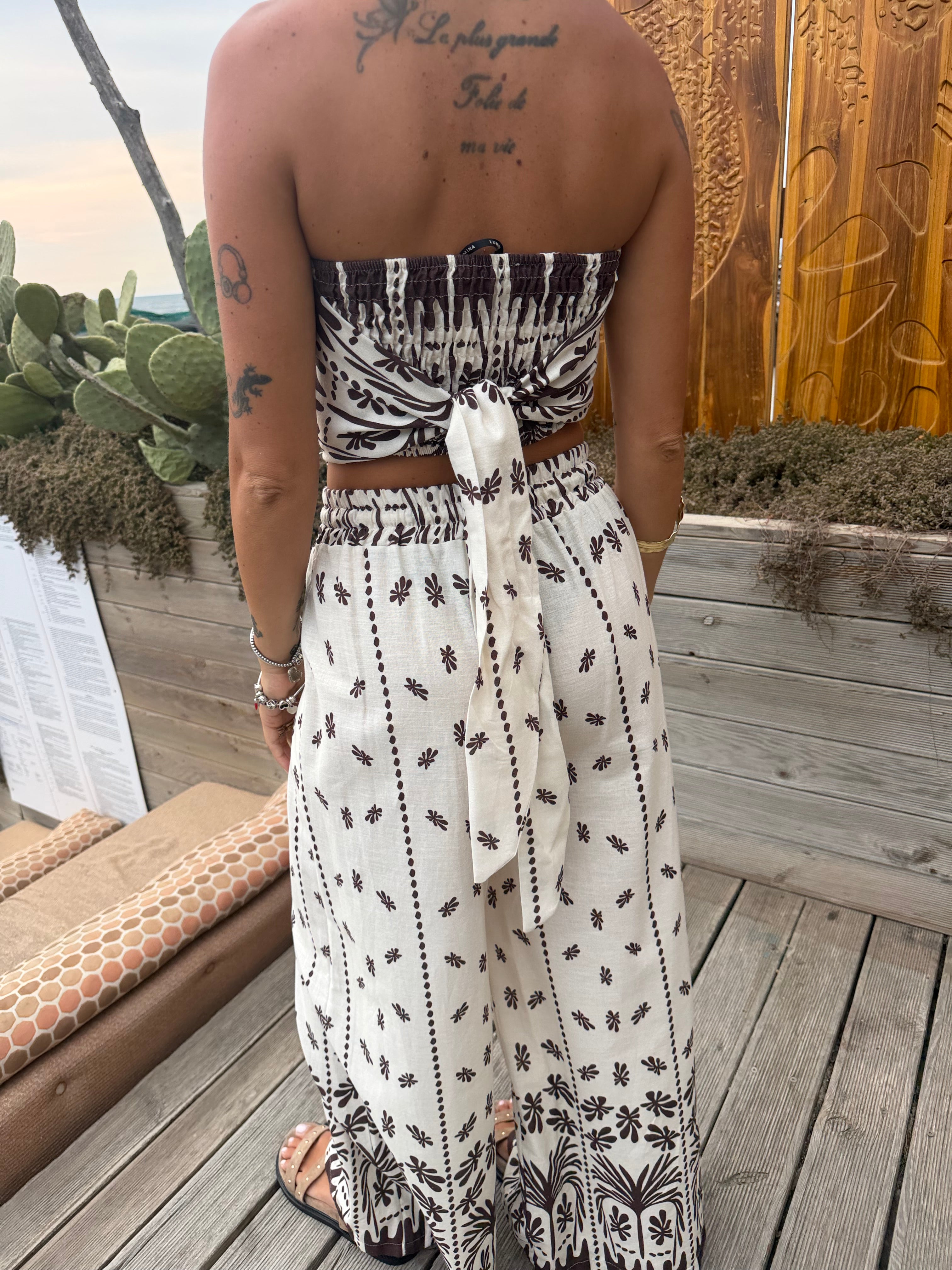 Coordinato Zanzibar LUMINA Marrone