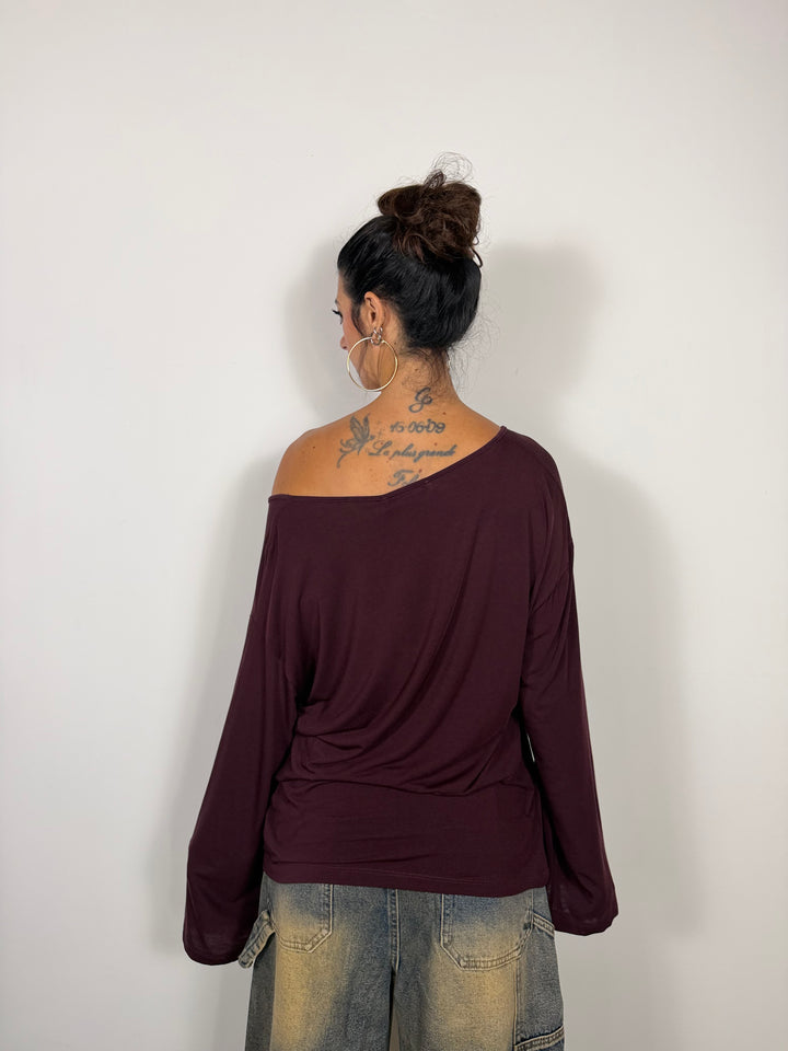 Maglia Ines JUST WEST Prugna