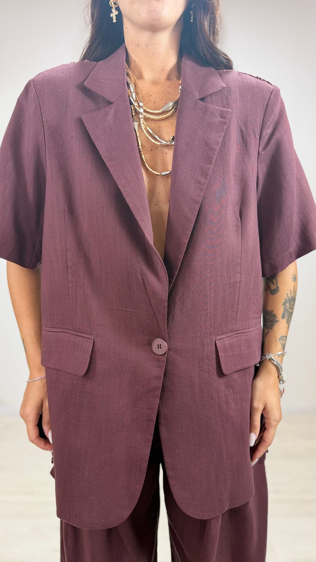 Blazer Aisha LUMINA Bordeaux