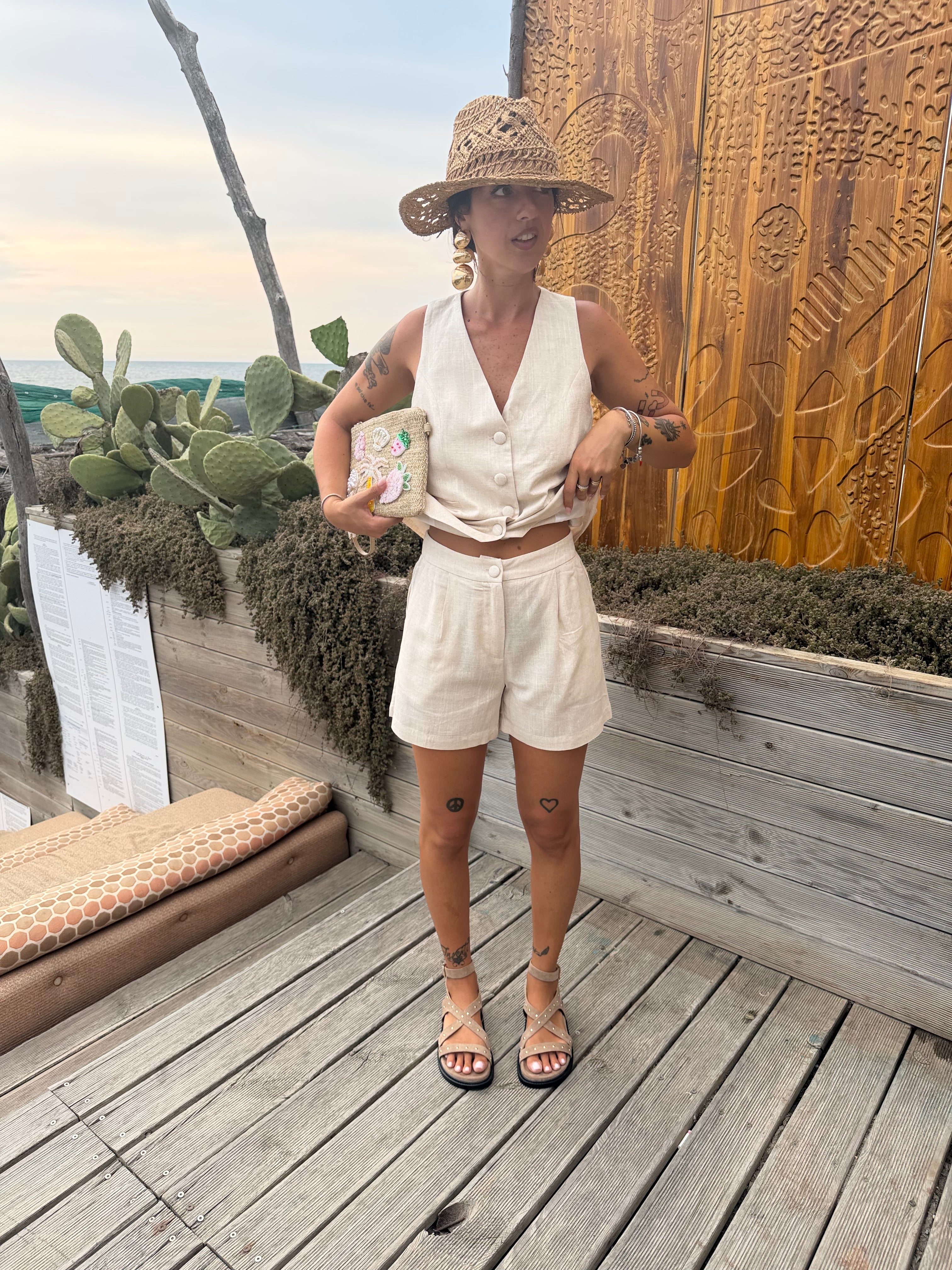 Tailleur Valencia Sabbia