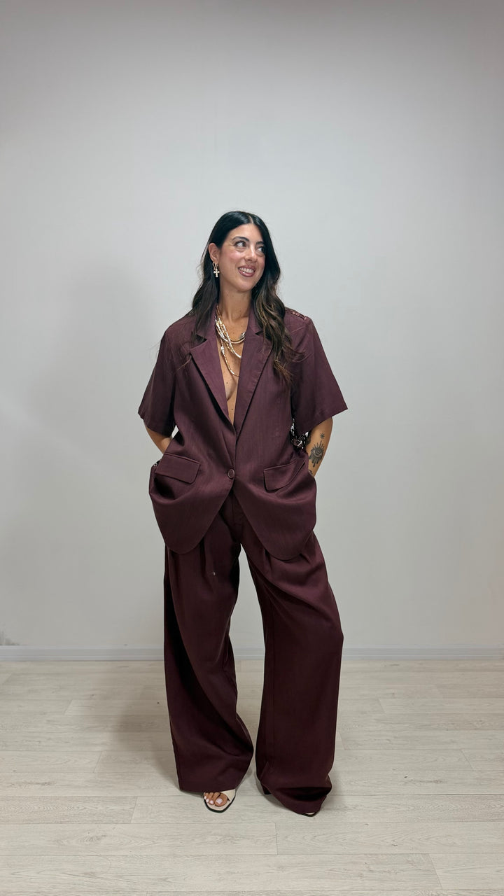 Blazer Aisha LUMINA Bordeaux