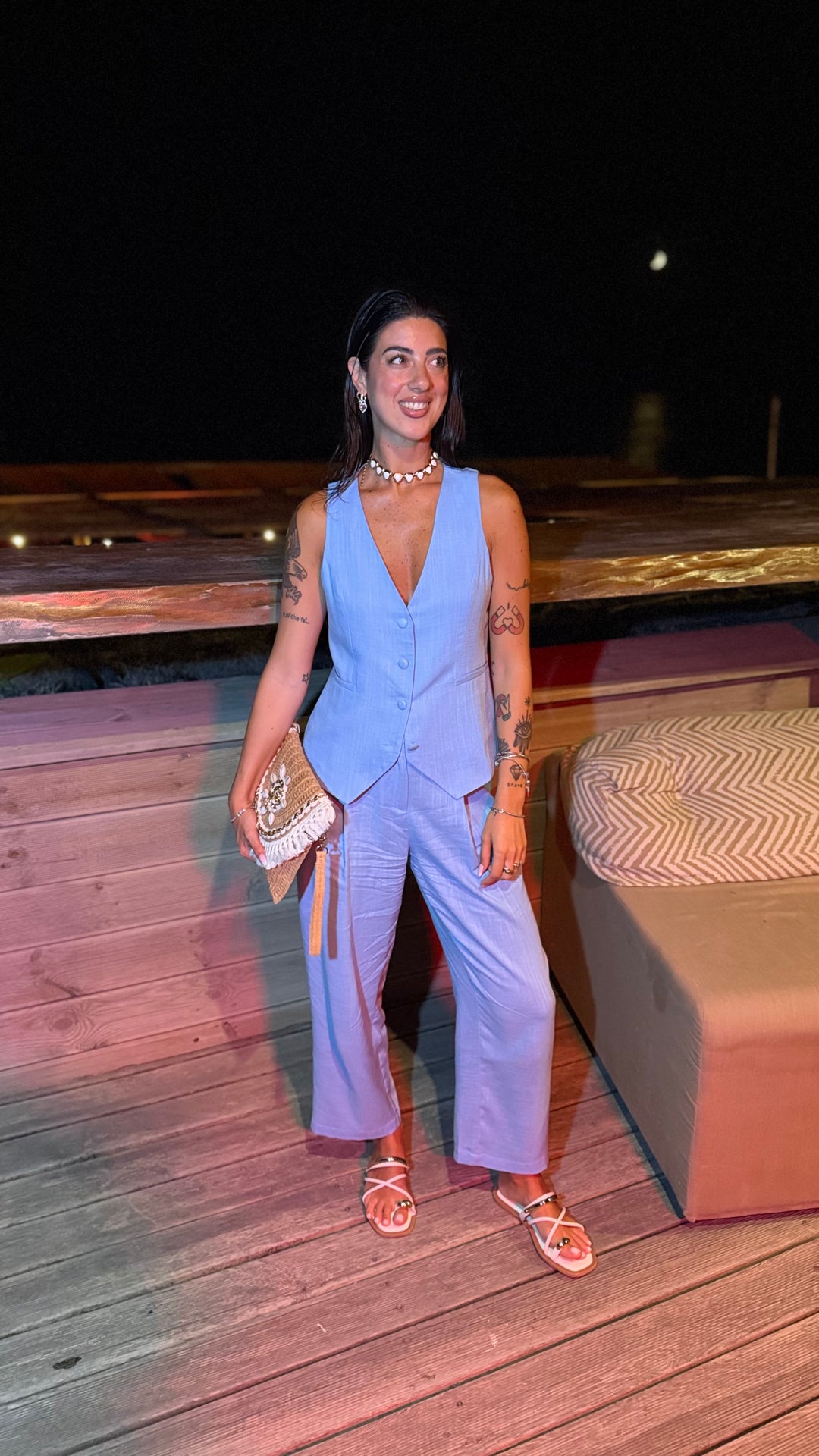 Tailleur Siviglia Azzurro