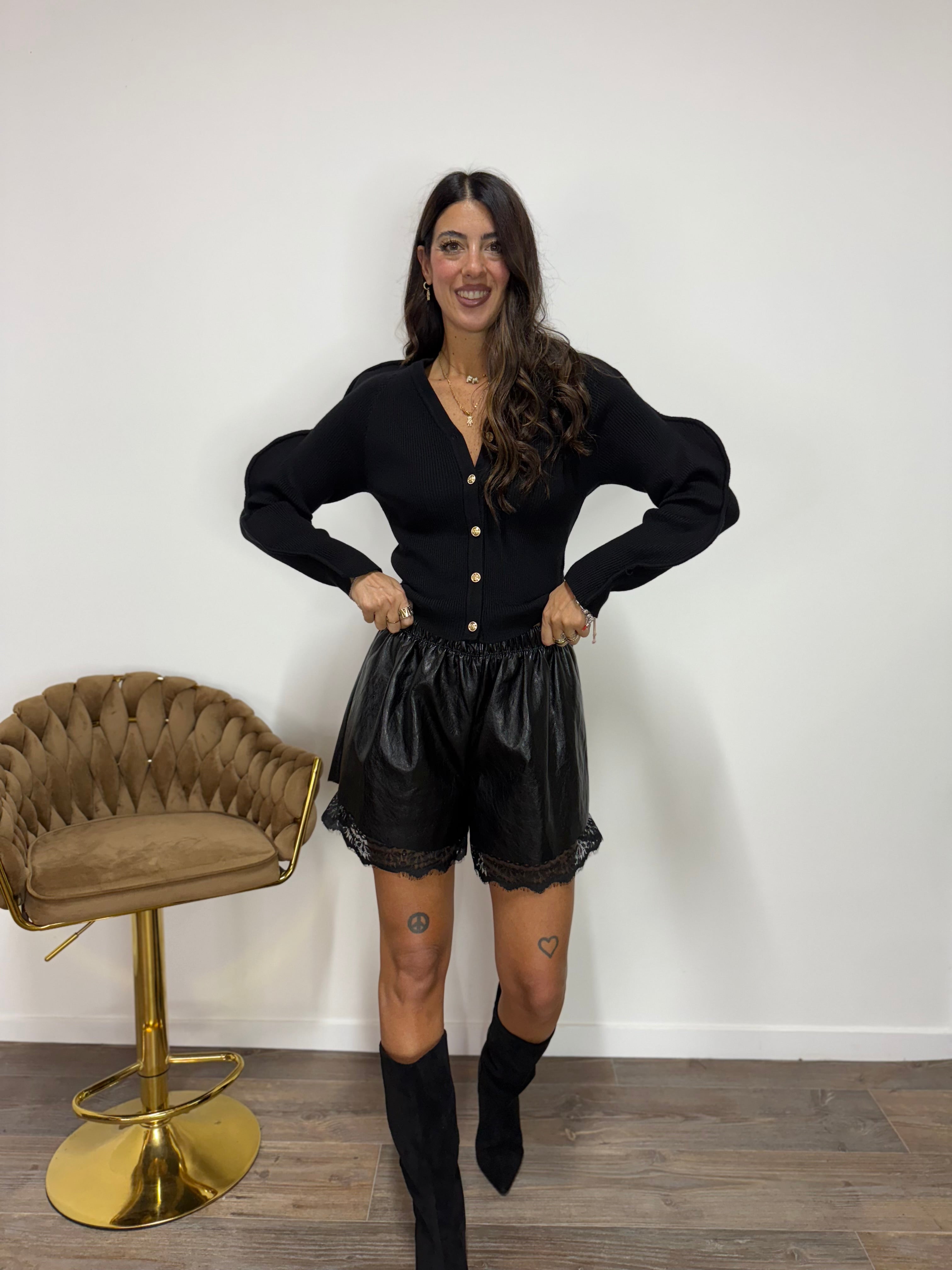 Cardigan Volumé Nera