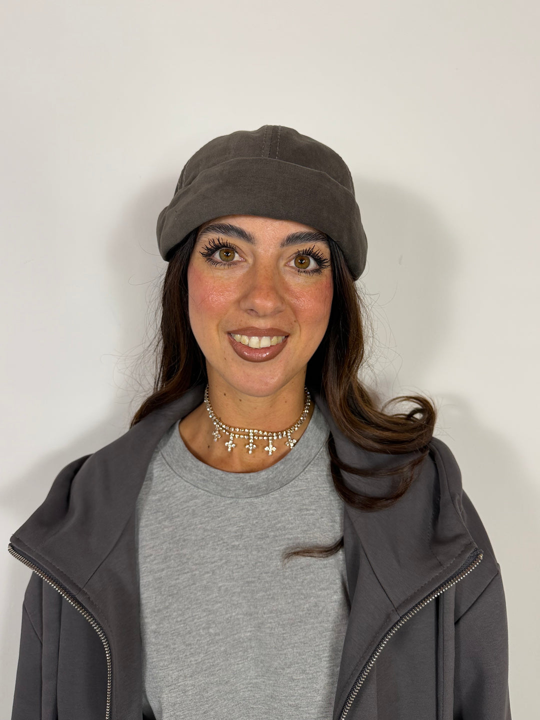 Choker Cross Silver