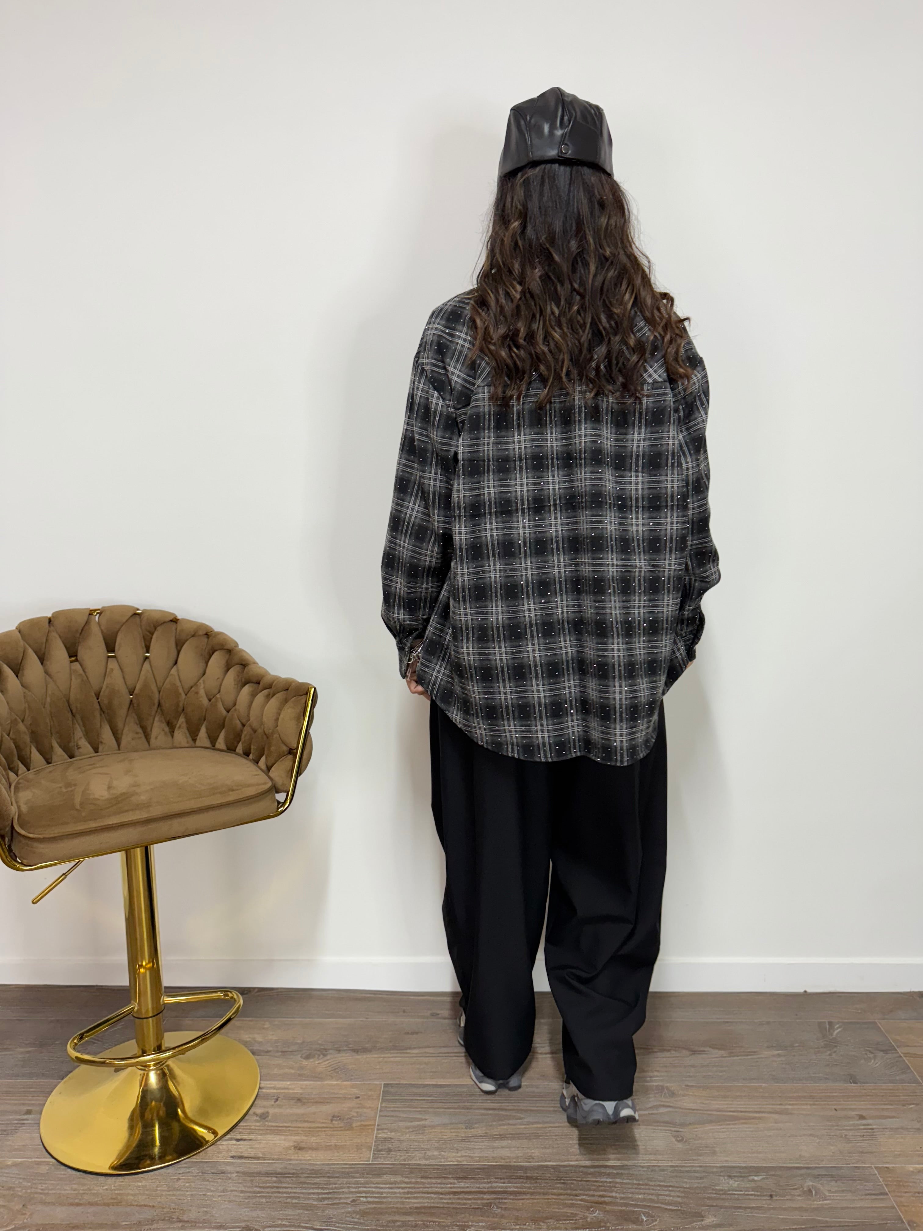 Camicia Tempesta Stellata Black