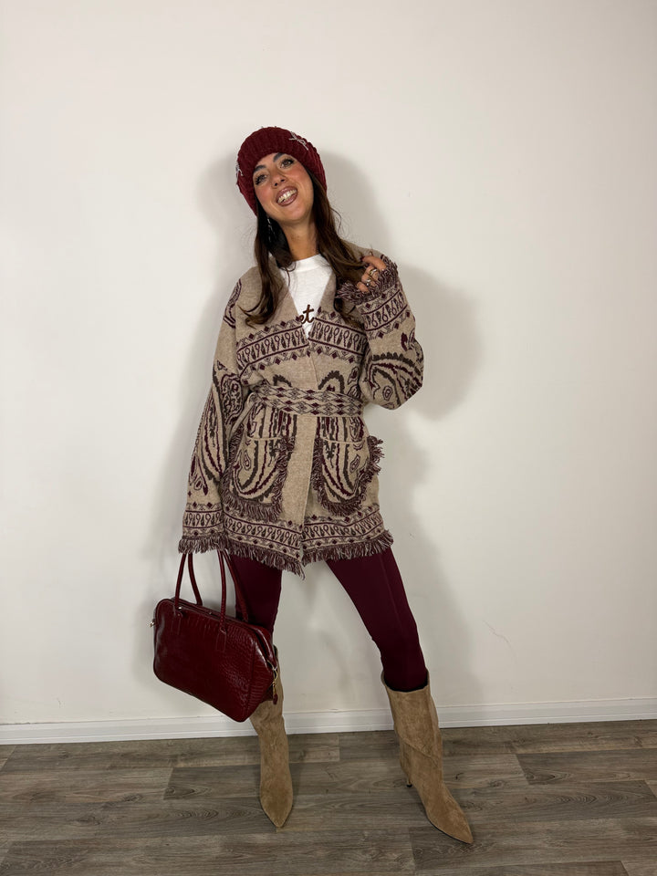 Leggins Flaminia Bordeaux
