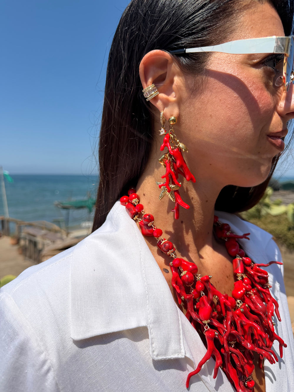 Orecchini Koral Rosso