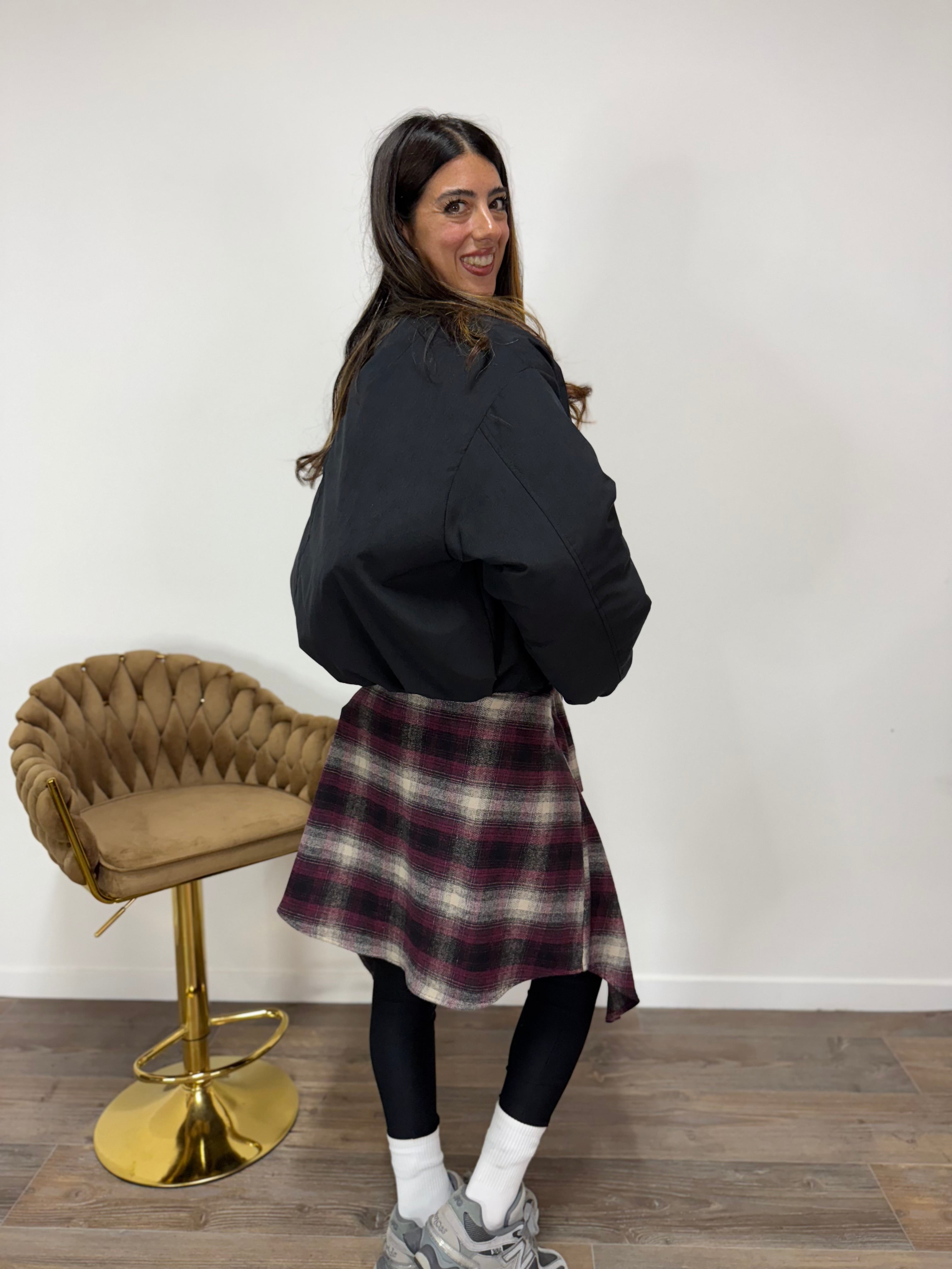 Bomber Cargo Black LUMINA