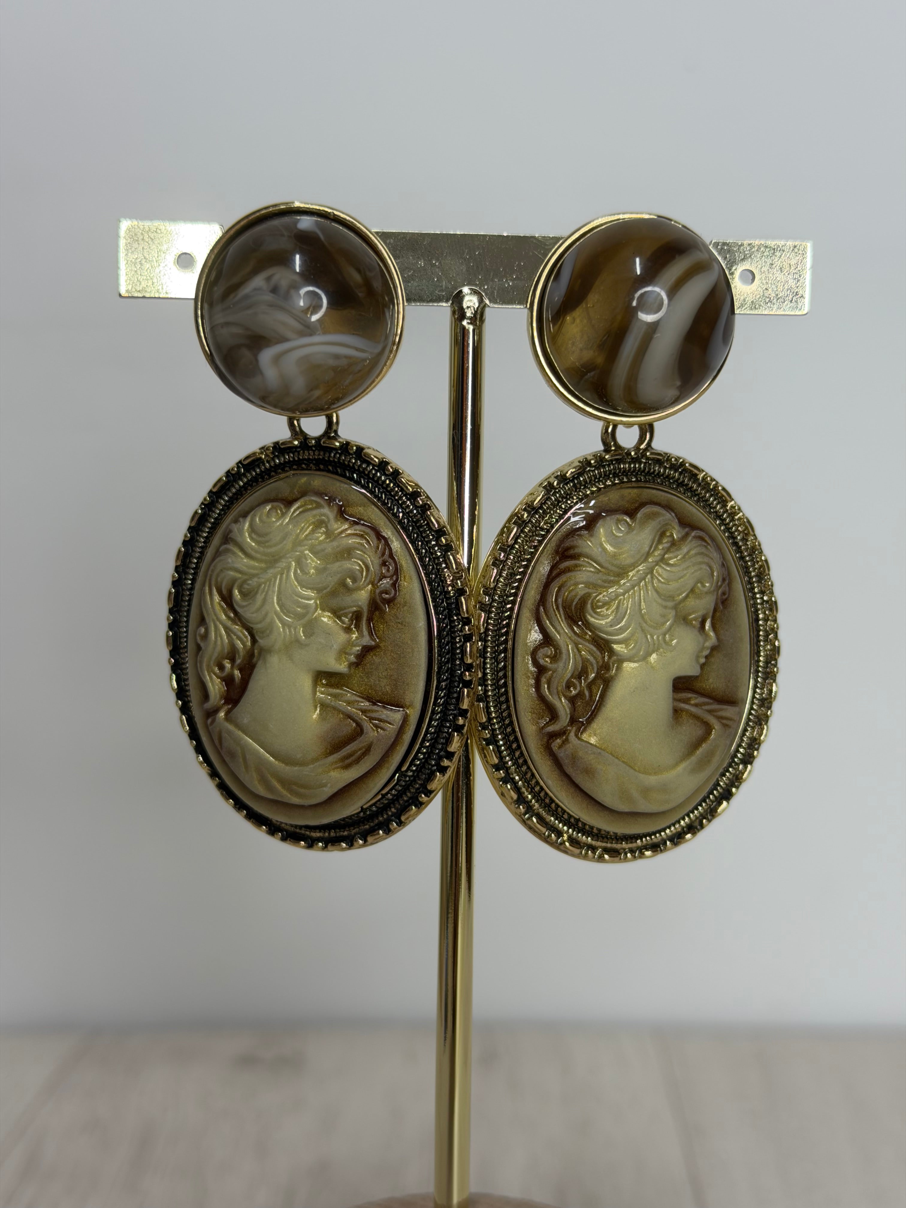 Orecchini Cameo Pendenti