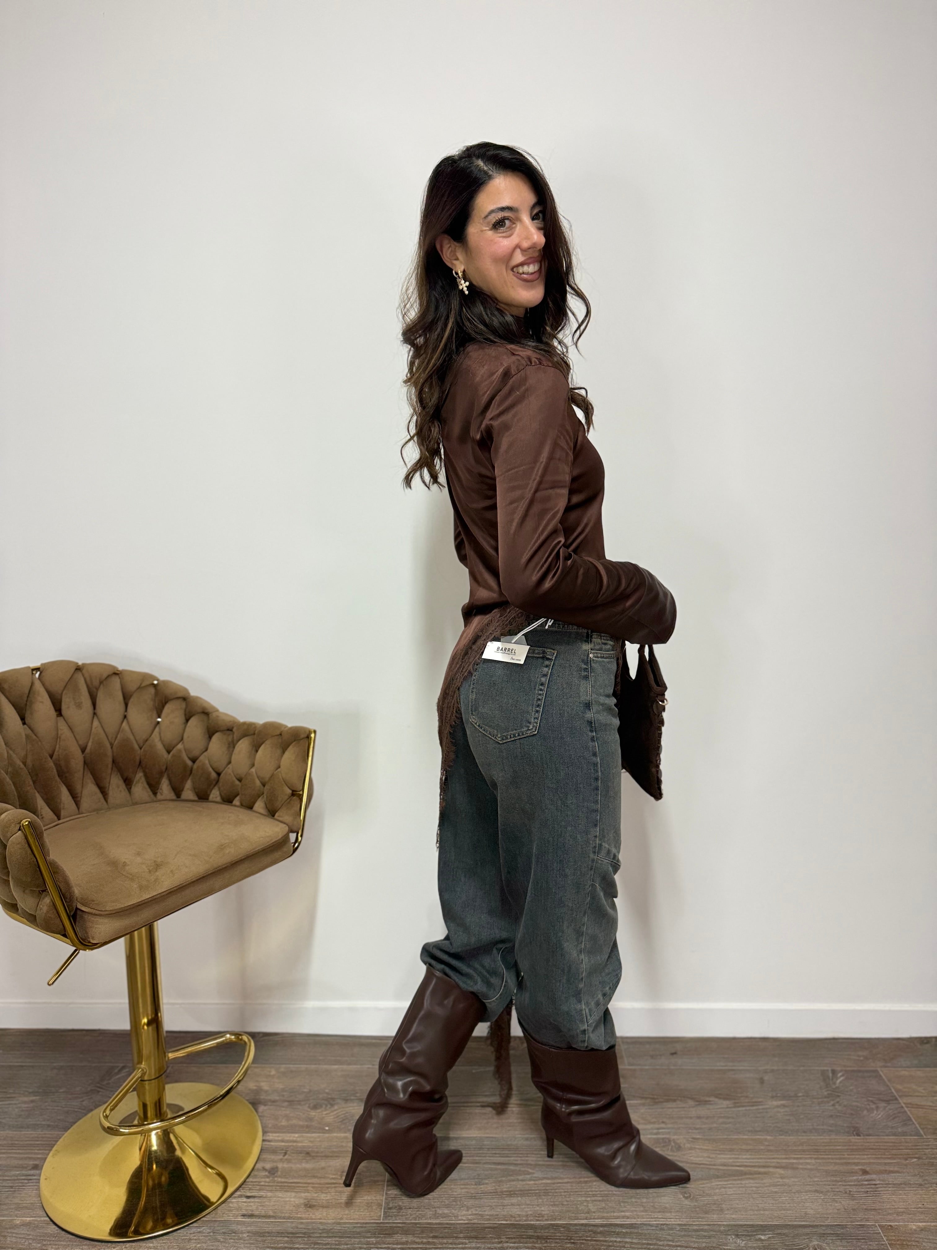 Blusa Raso&Lingerie LUMINA Marrone