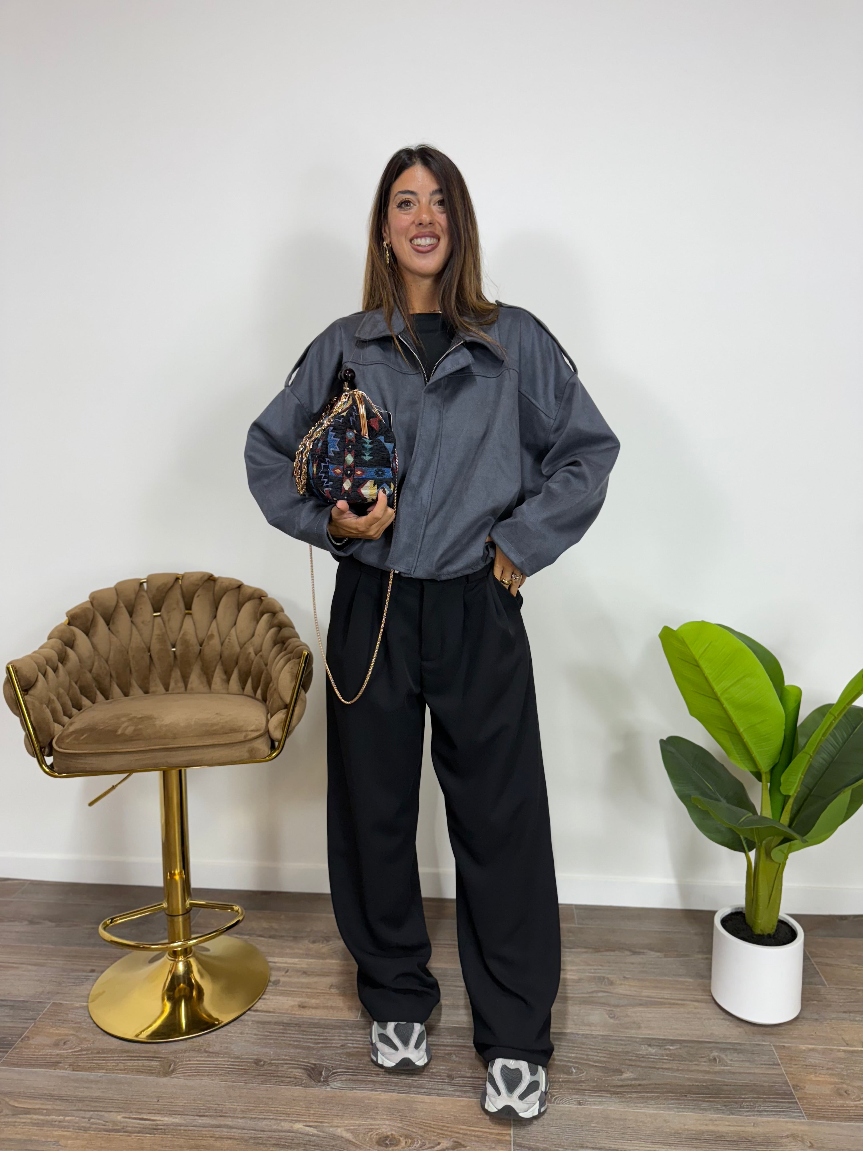 Bomberino Wendy Grey Dark