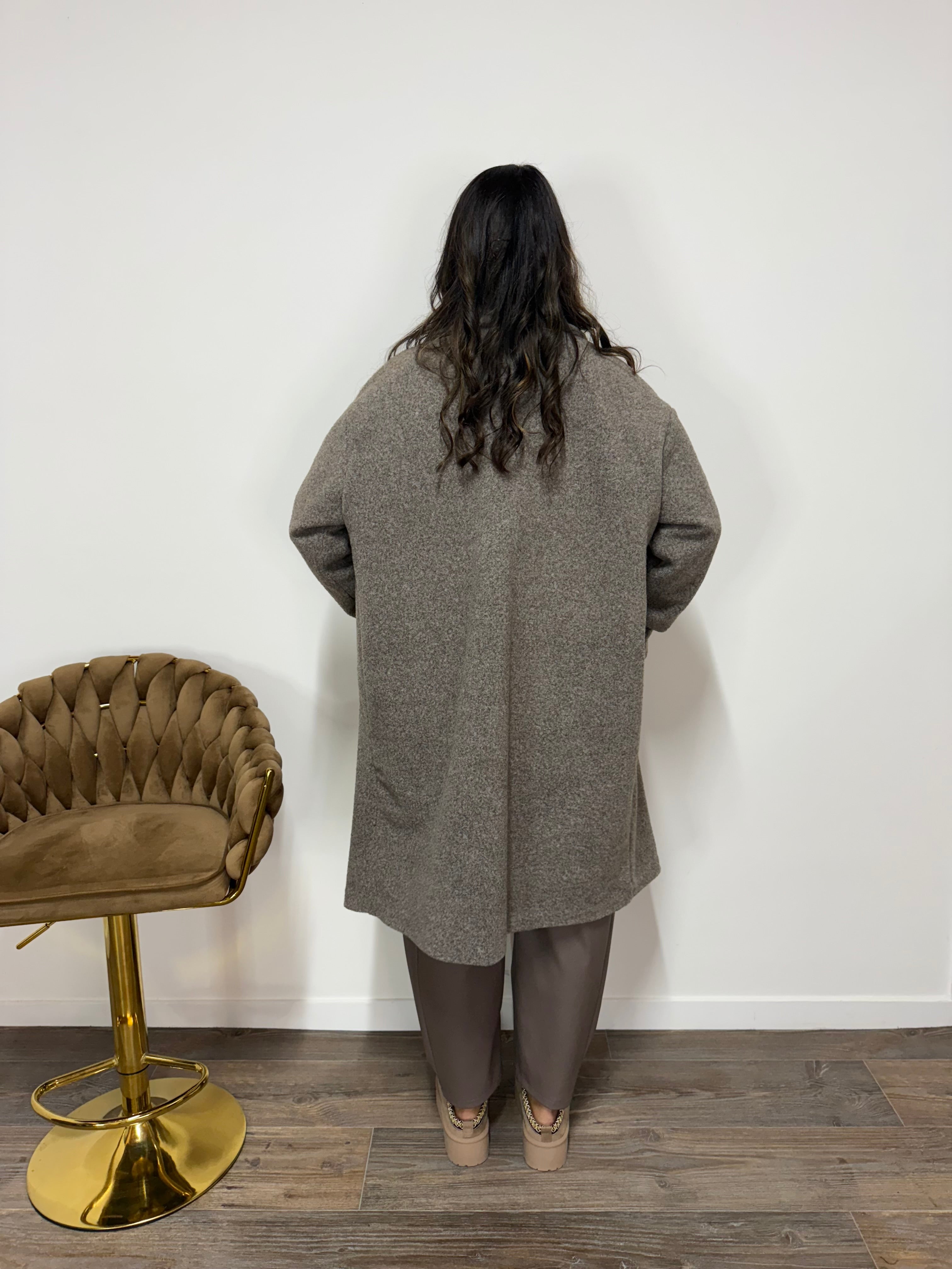 Cappotto Corinne Fango