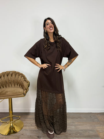 Abito Jolie LUMINA Marrone