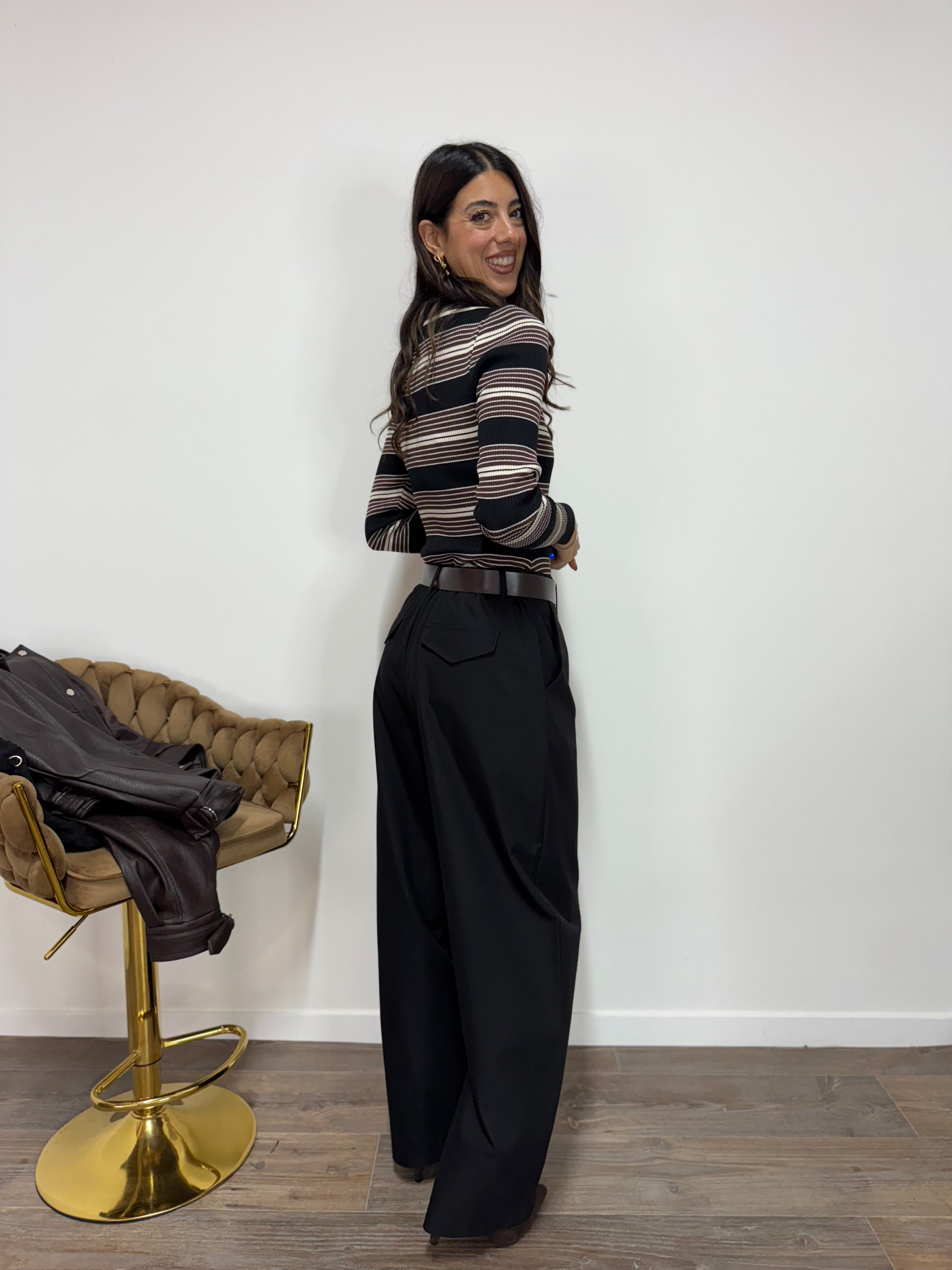 Pantalone Prestige JUST WEST Nero