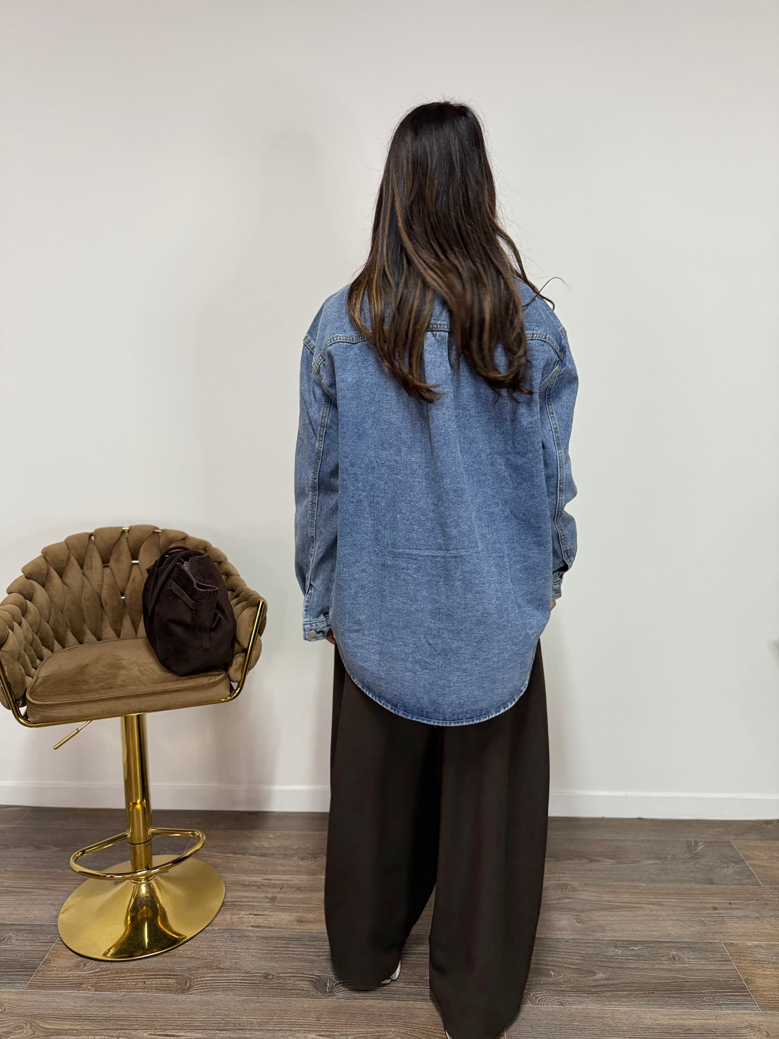 Camicia Maxi Denim