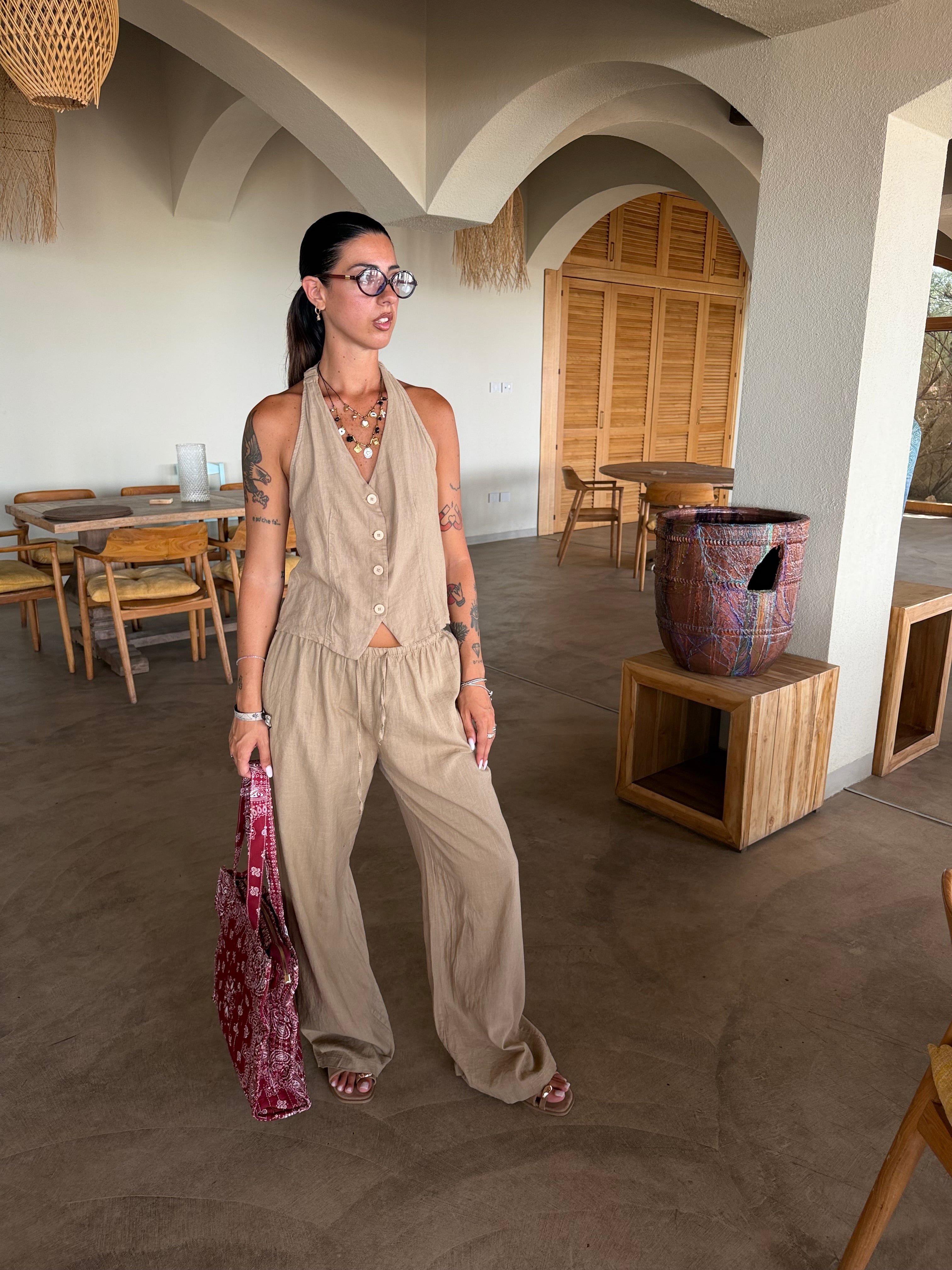Coordinato Chill Girl Kaki