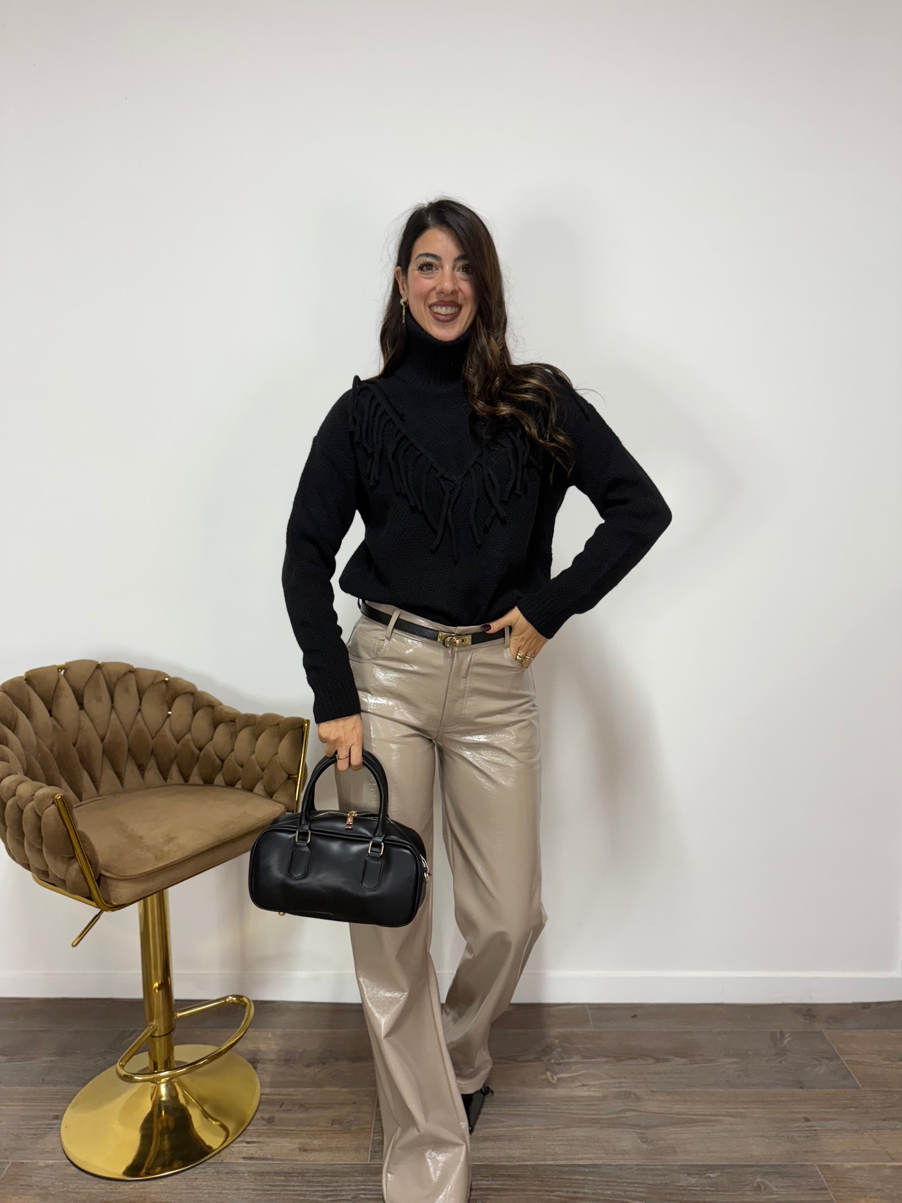 Pull Frangetta Black