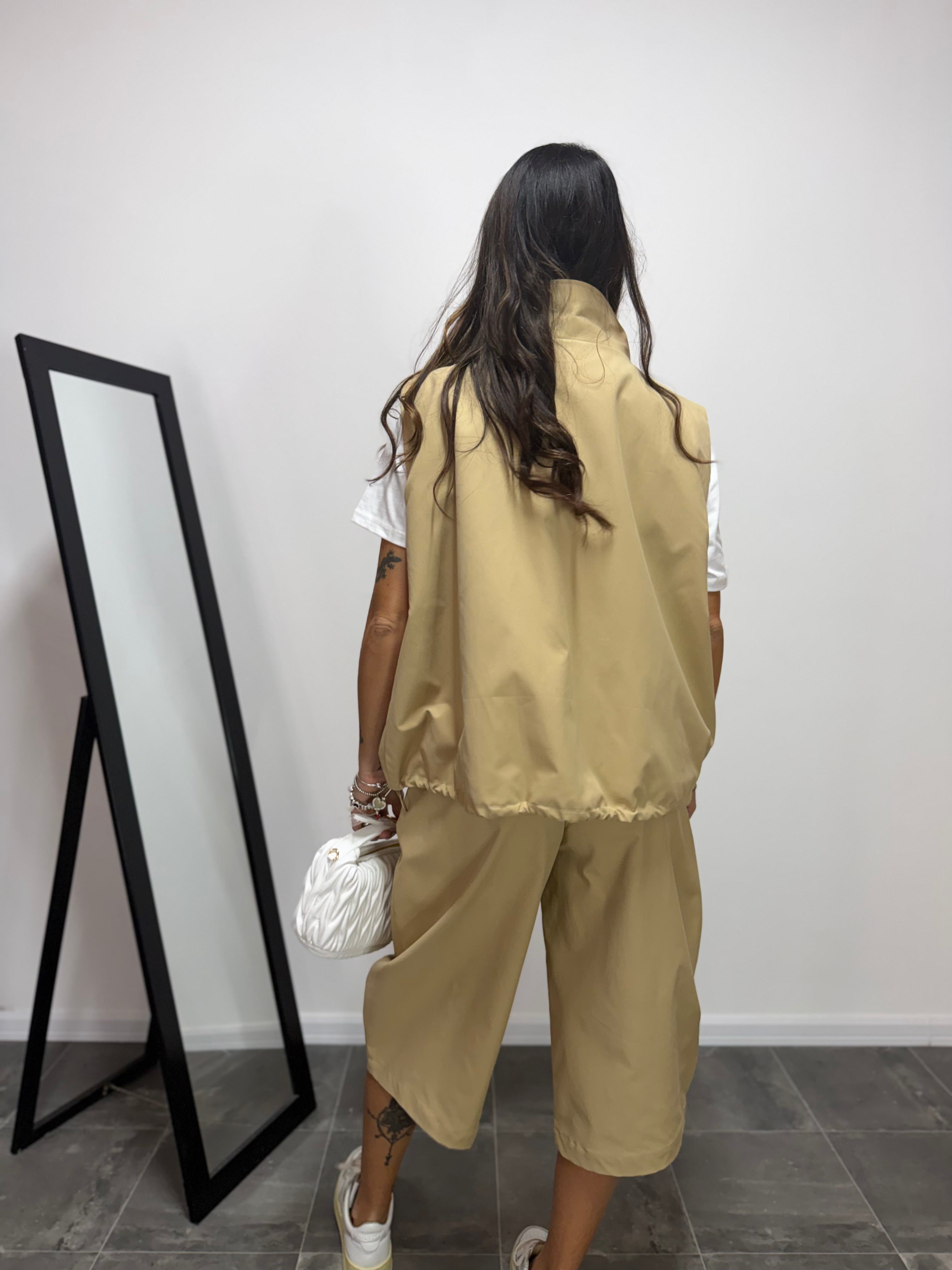 Gilet Trudy LUMINA Cammello