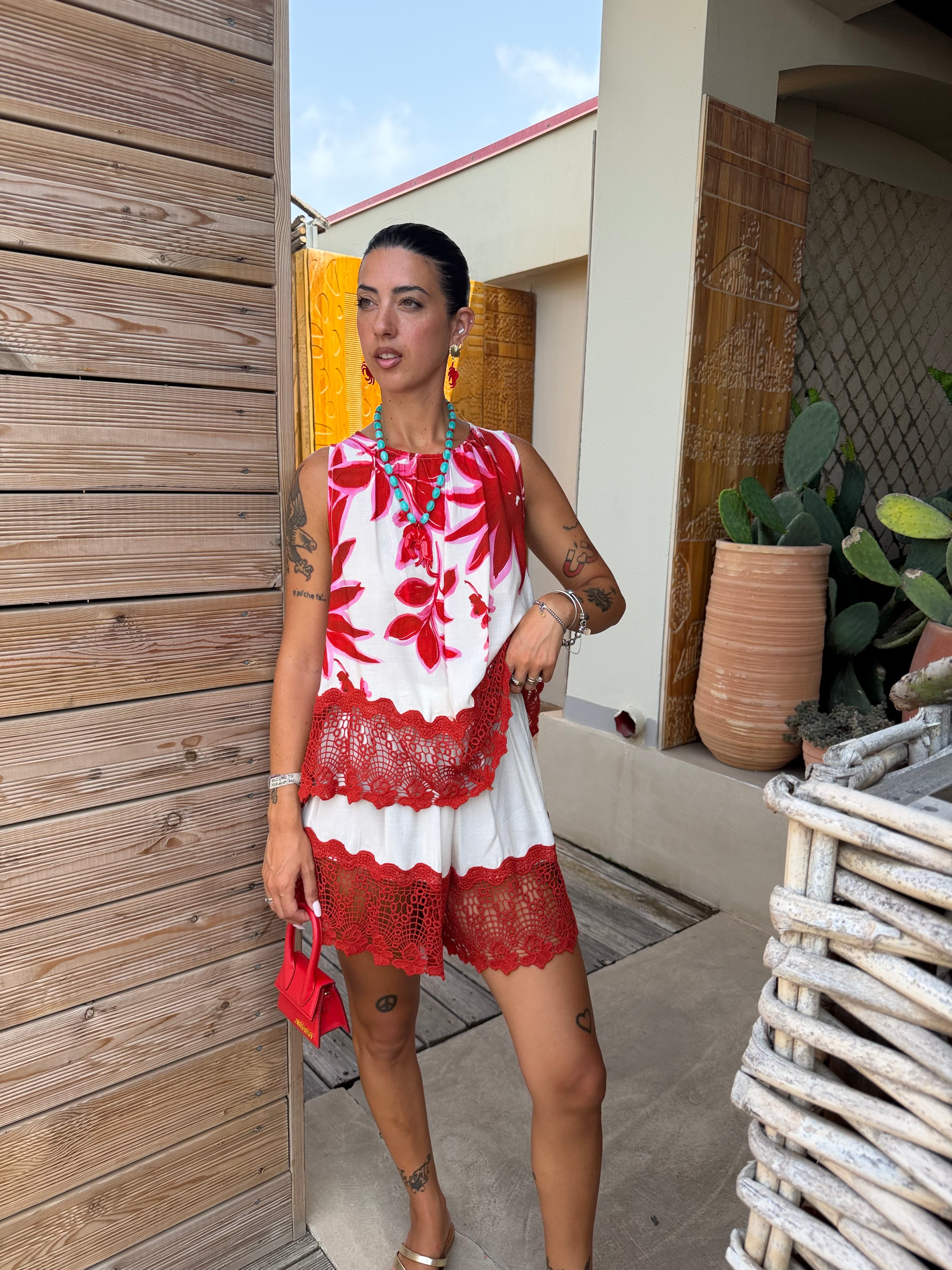 Coordinato Madagascar LUMINA Rosso