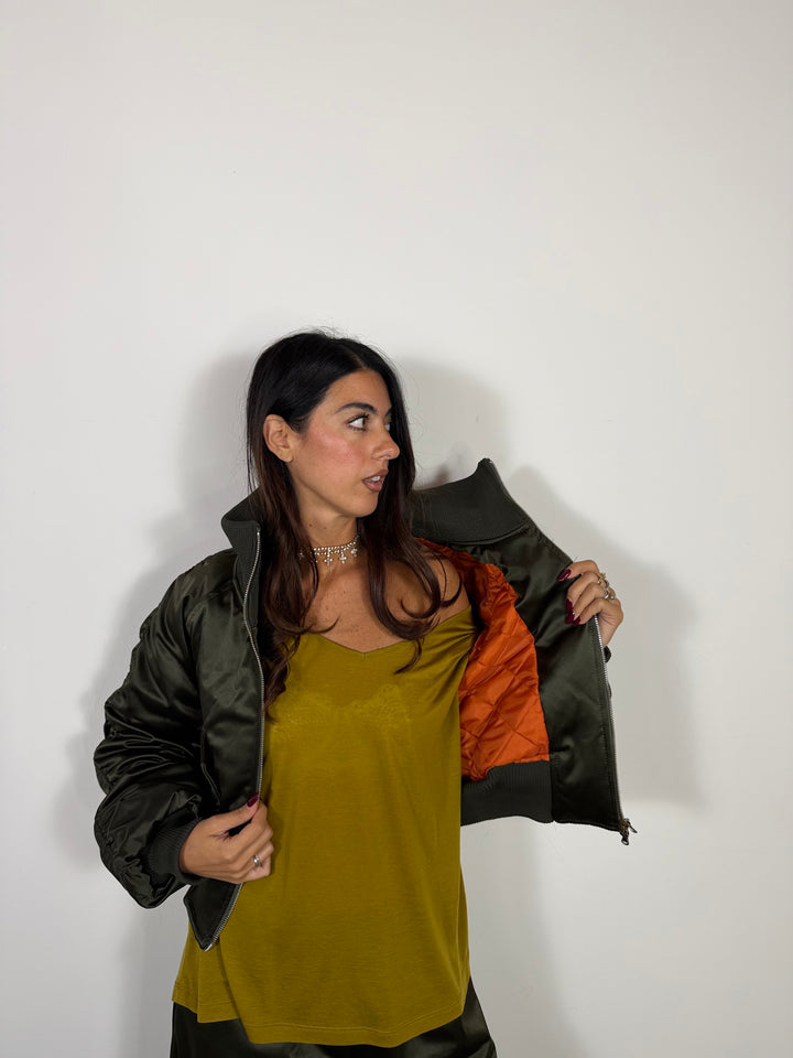 Bomber Delia Verde LUMINA
