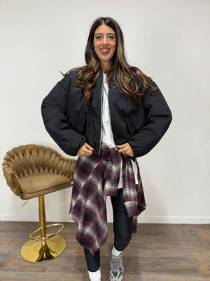 Bomber Cargo Black LUMINA