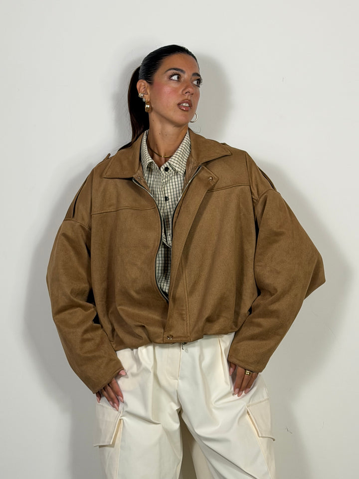 Bomber Trudy Cammello