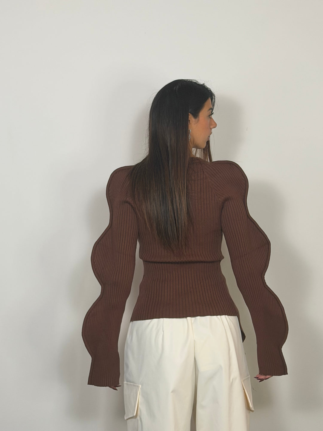 Cardigan Onda Mocha