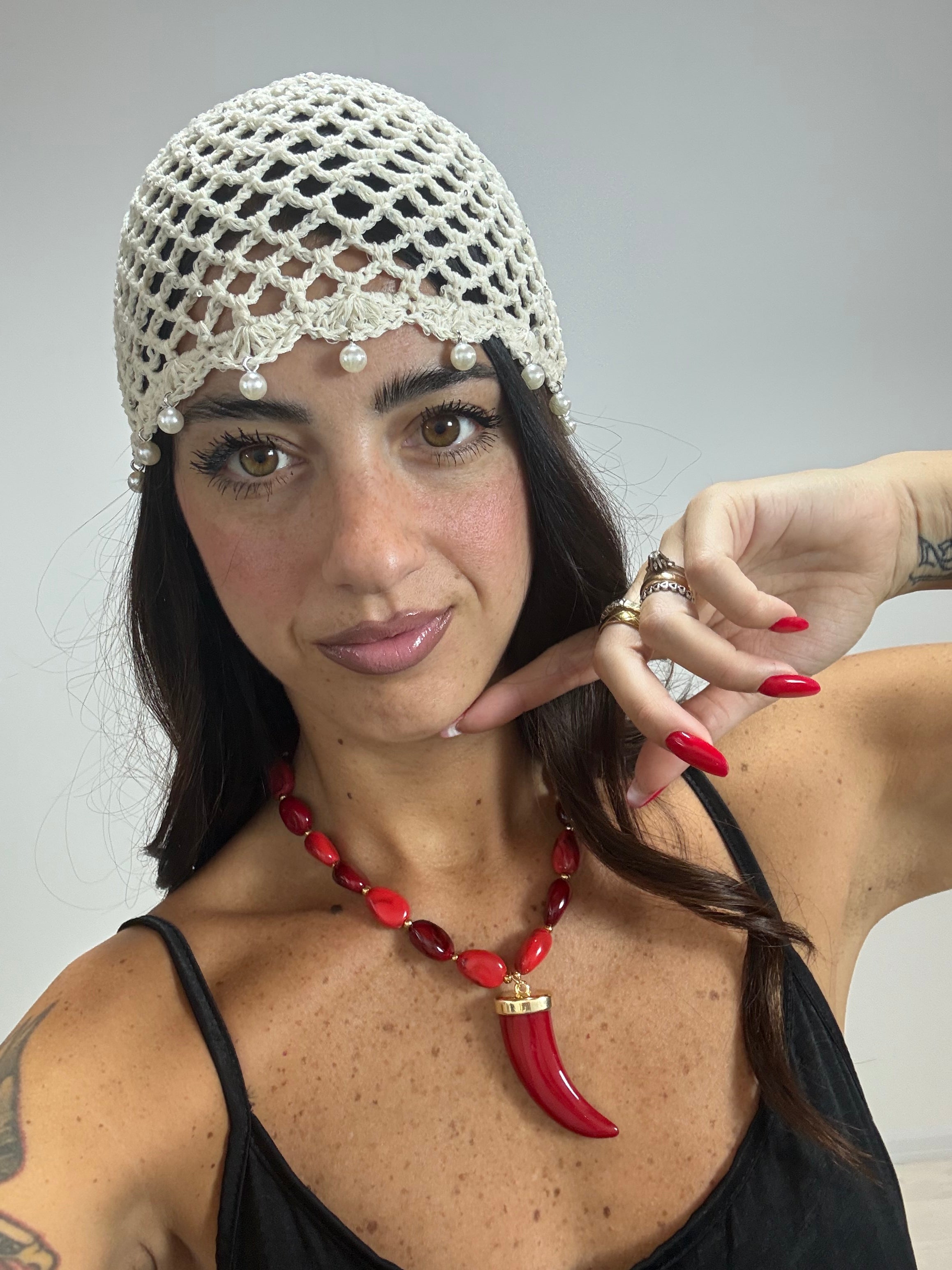 Collana Corno Red