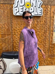 Blusa Puro Lino Viola